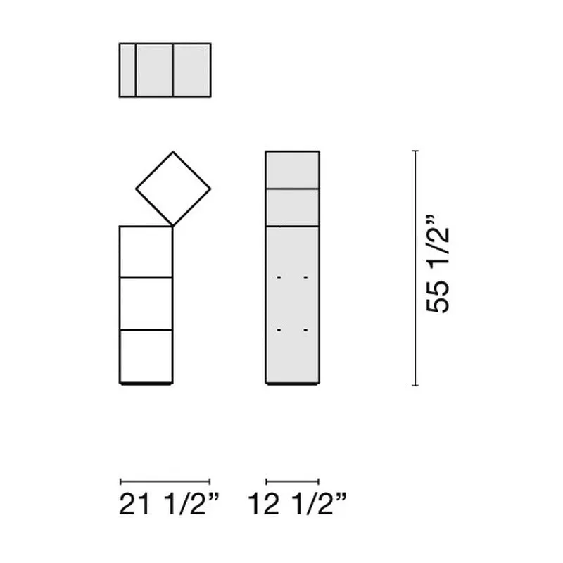 Drop Bookcase