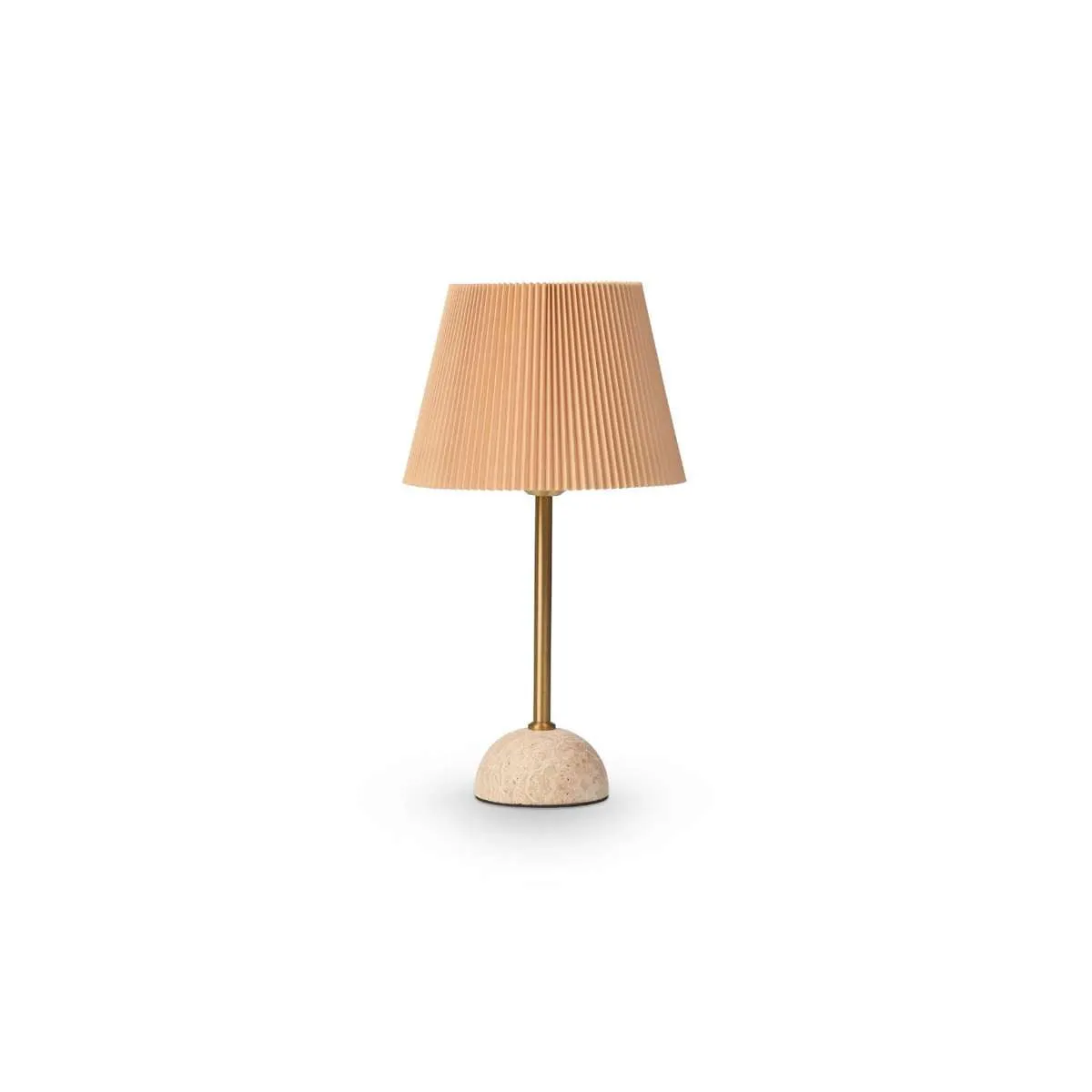 Elin Travertine Base Table Lamp Mocka