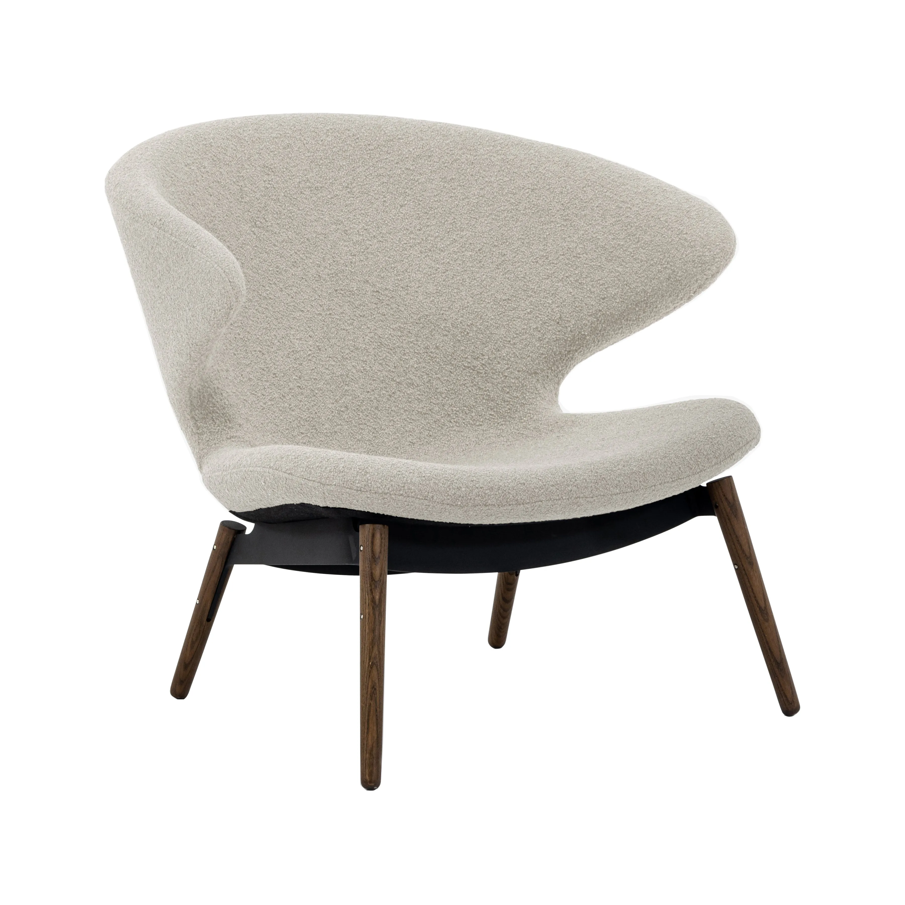 Ella Lounge Chair with Wood Legs