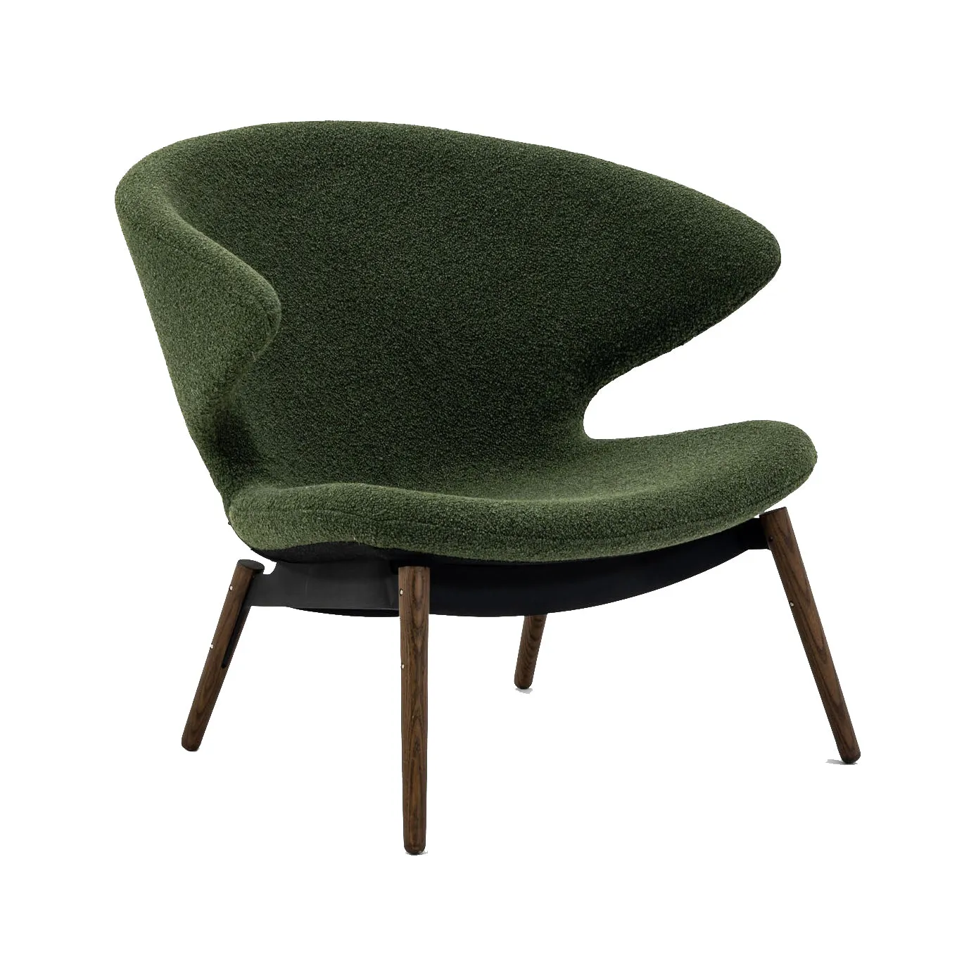 Ella Lounge Chair with Wood Legs