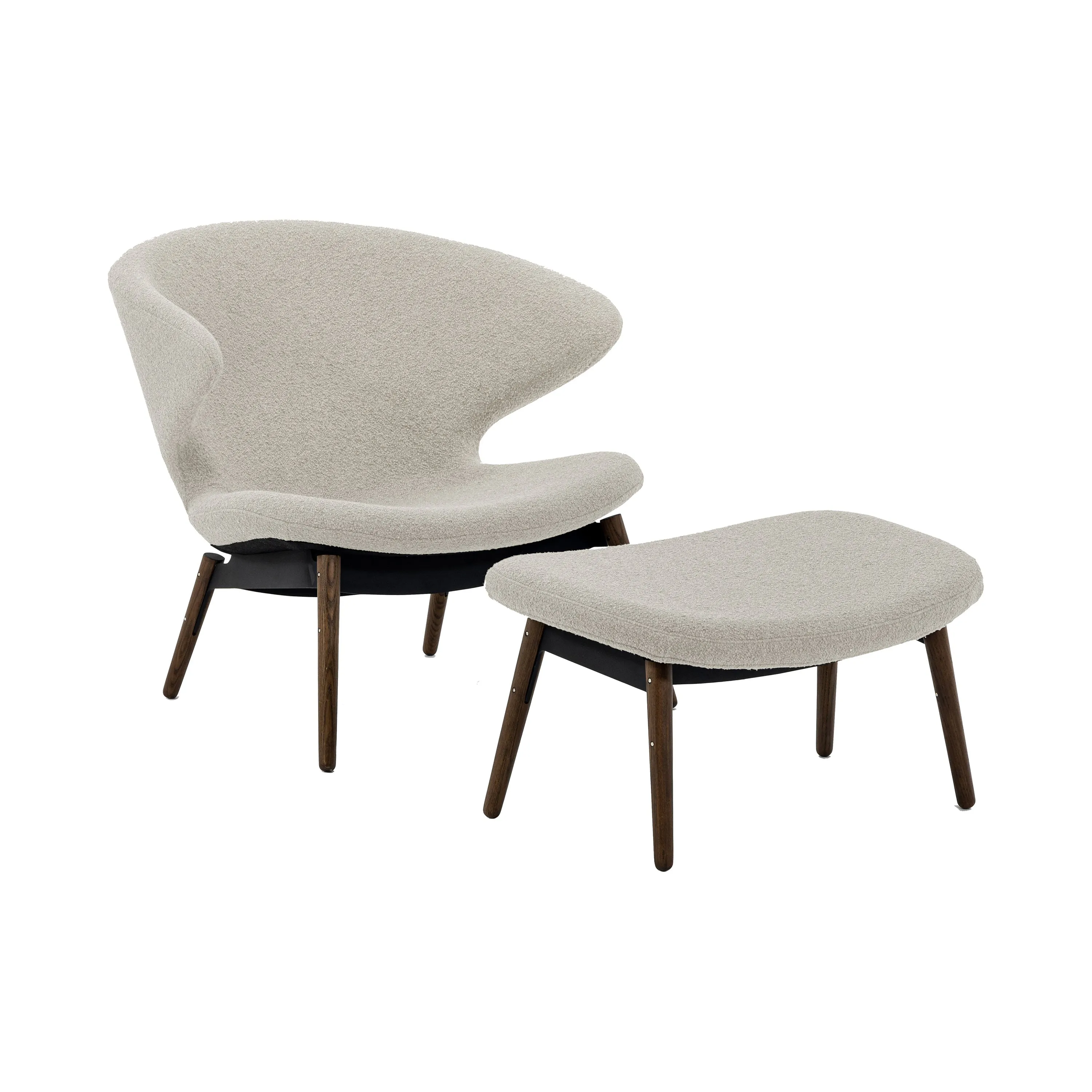 Ella Lounge Chair with Wood Legs