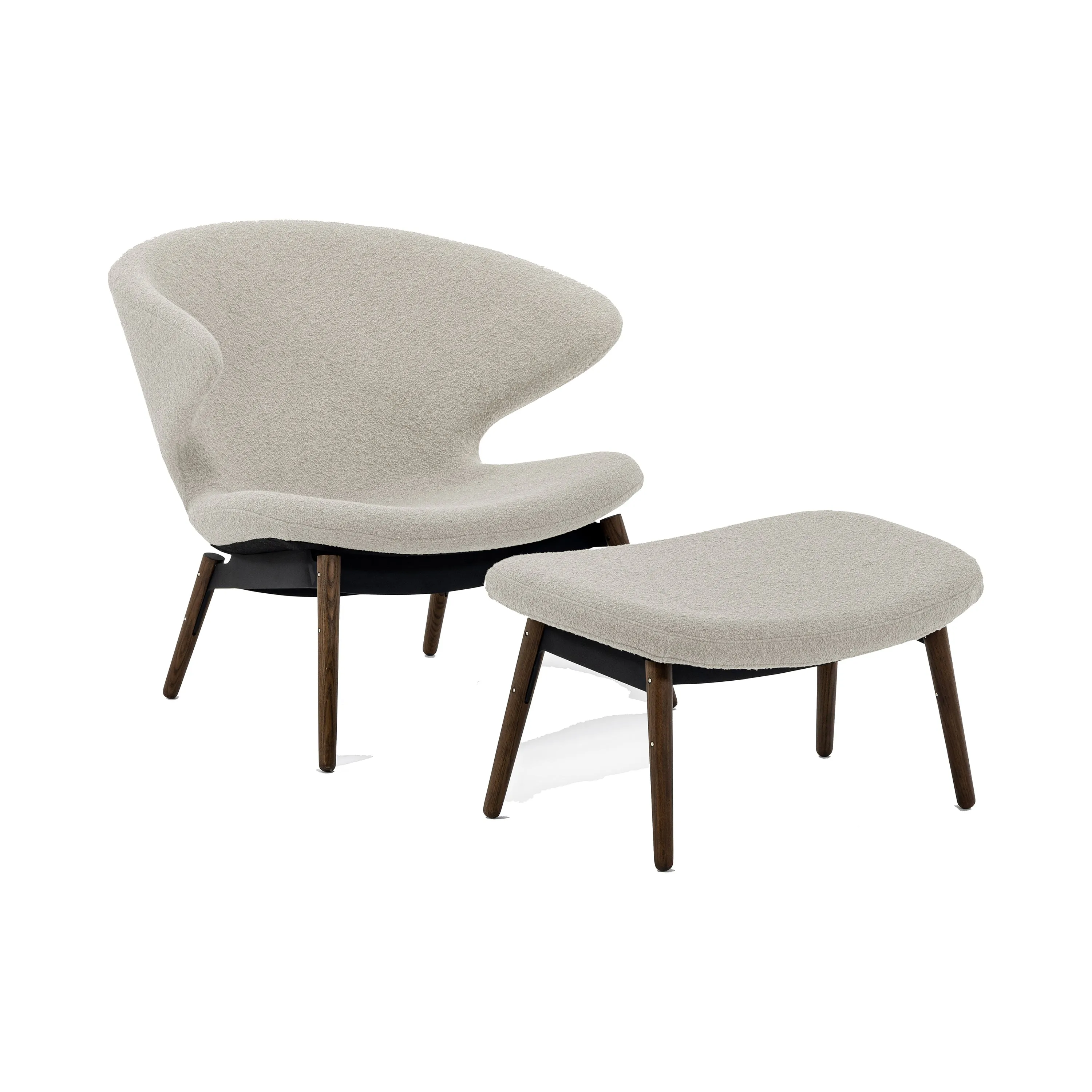 Ella Lounge Chair with Wood Legs