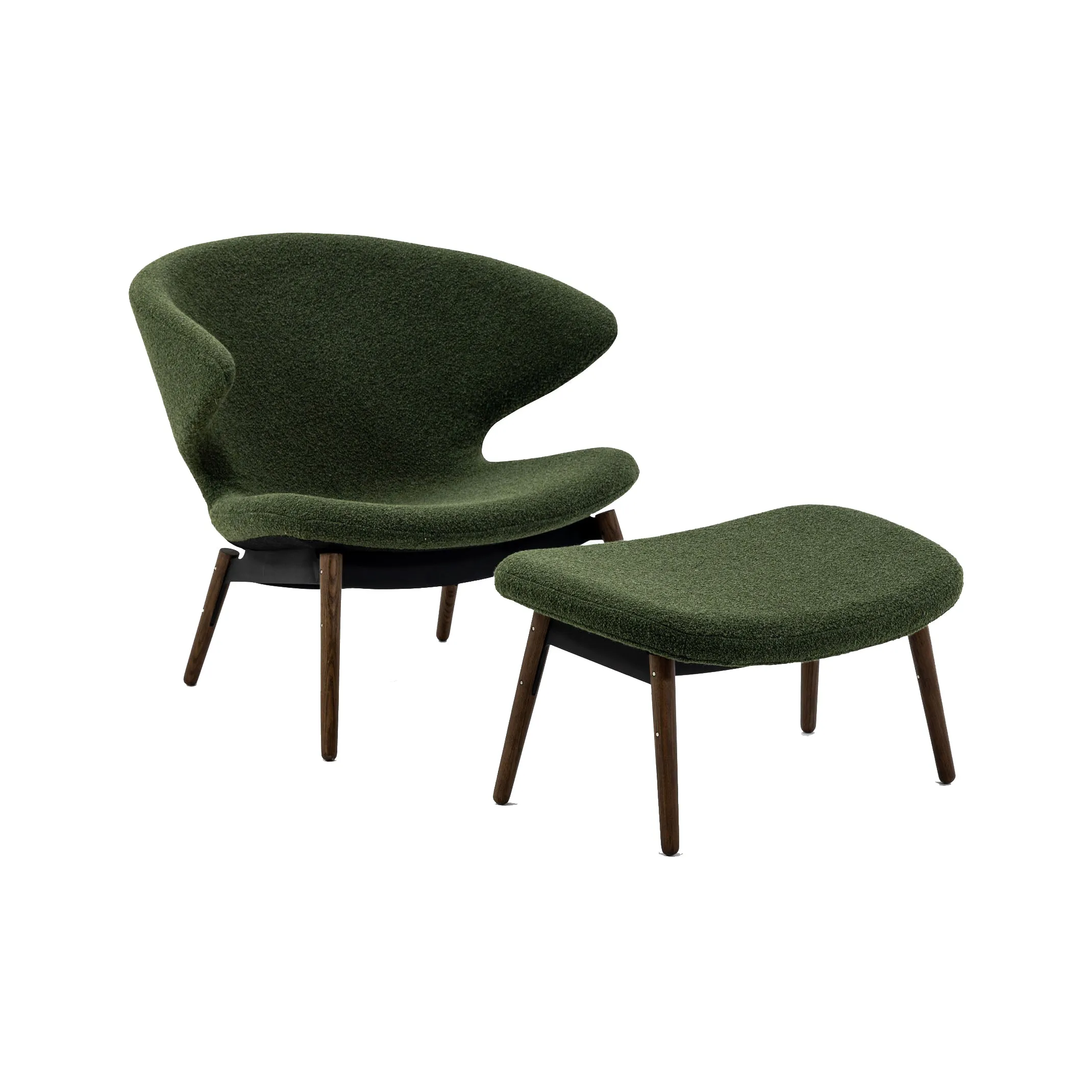 Ella Lounge Chair with Wood Legs