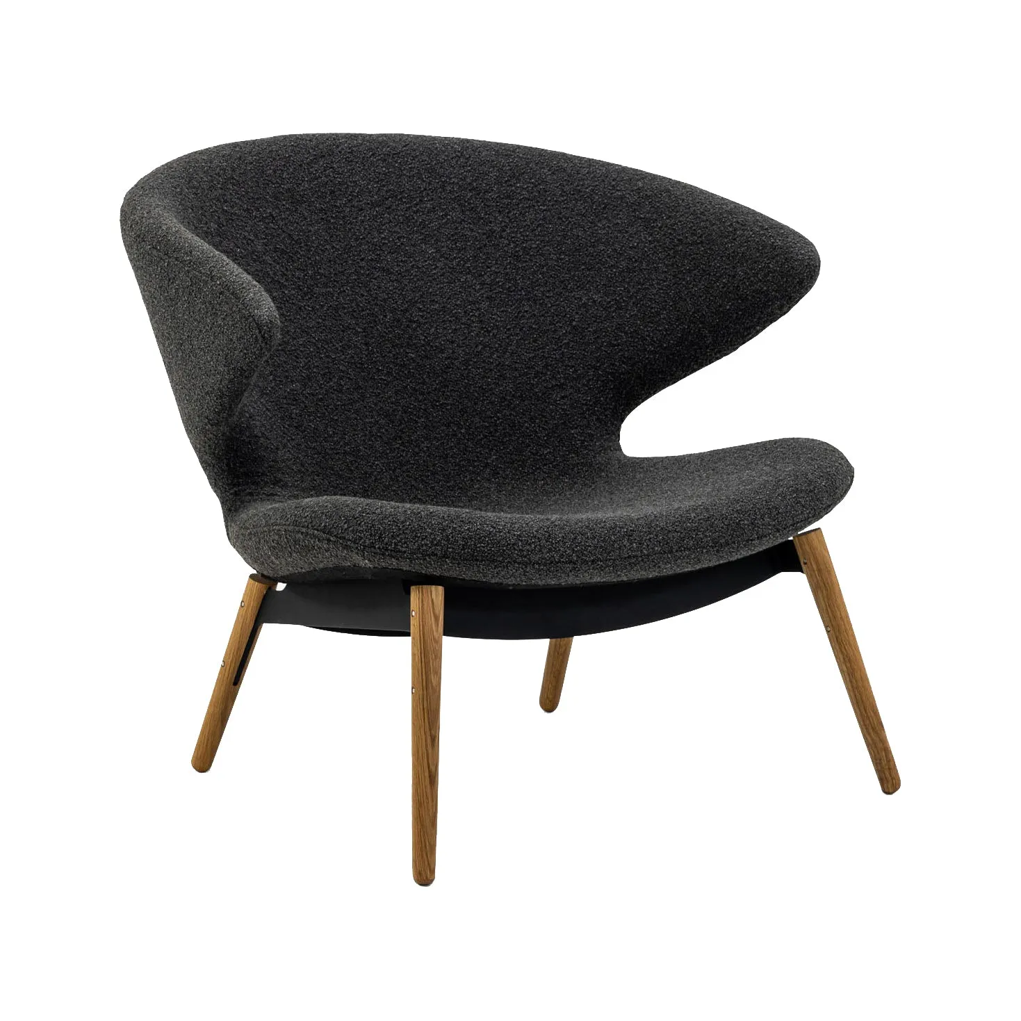 Ella Lounge Chair with Wood Legs