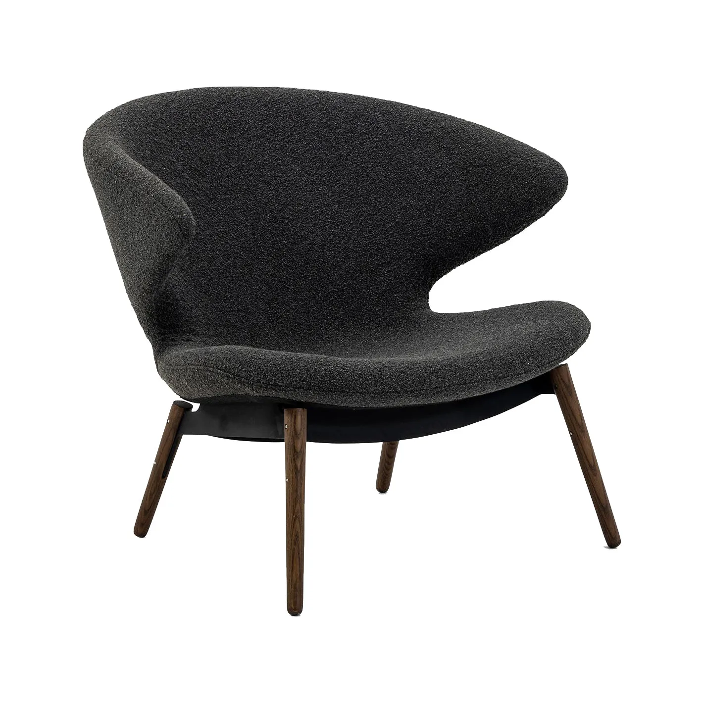 Ella Lounge Chair with Wood Legs