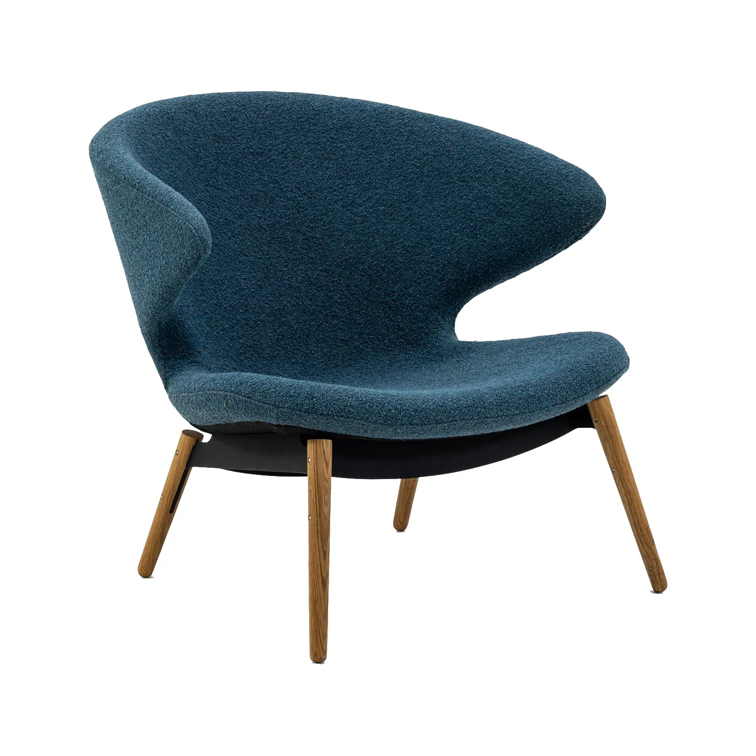 Ella Lounge Chair with Wood Legs