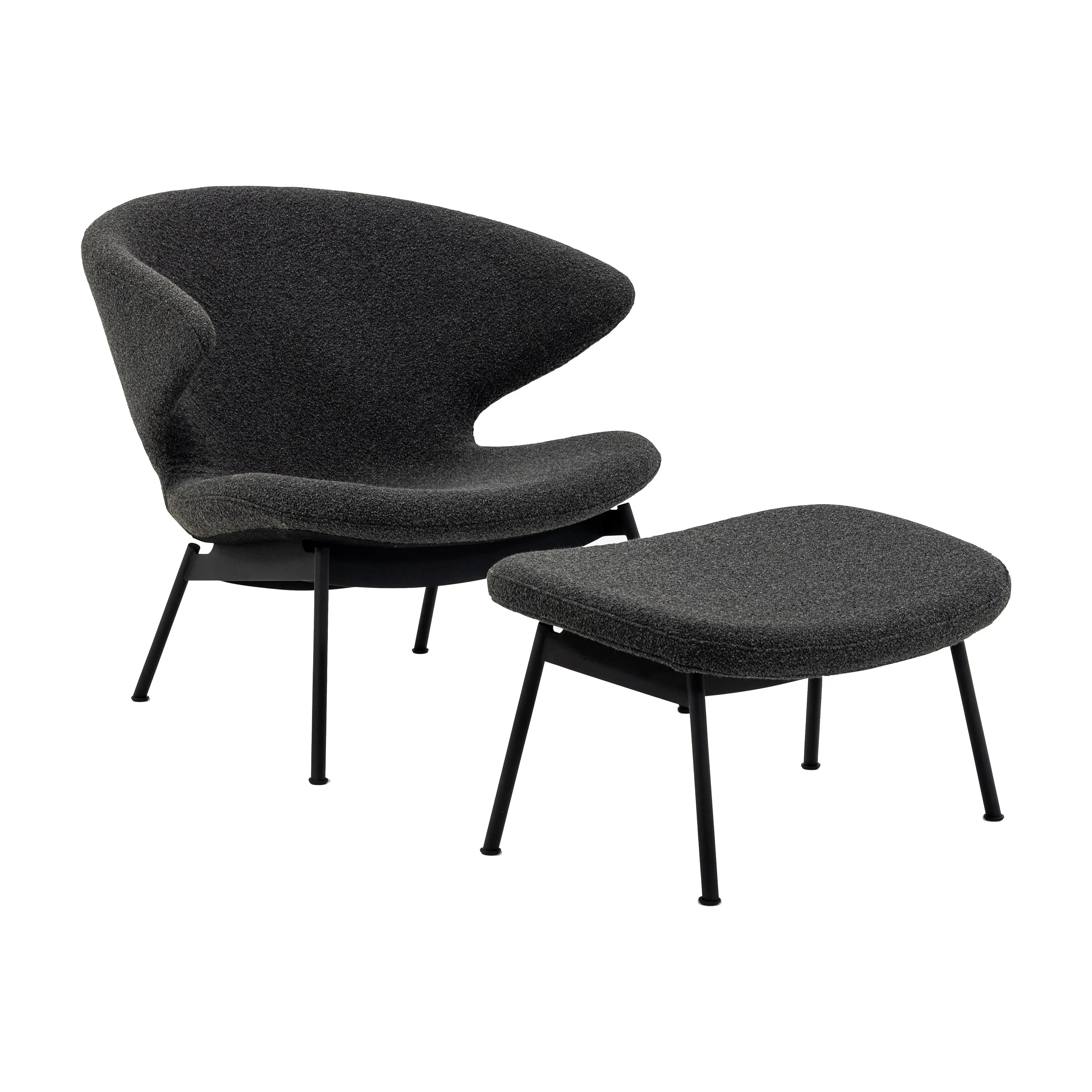 Ella Ottoman with Tubular Legs