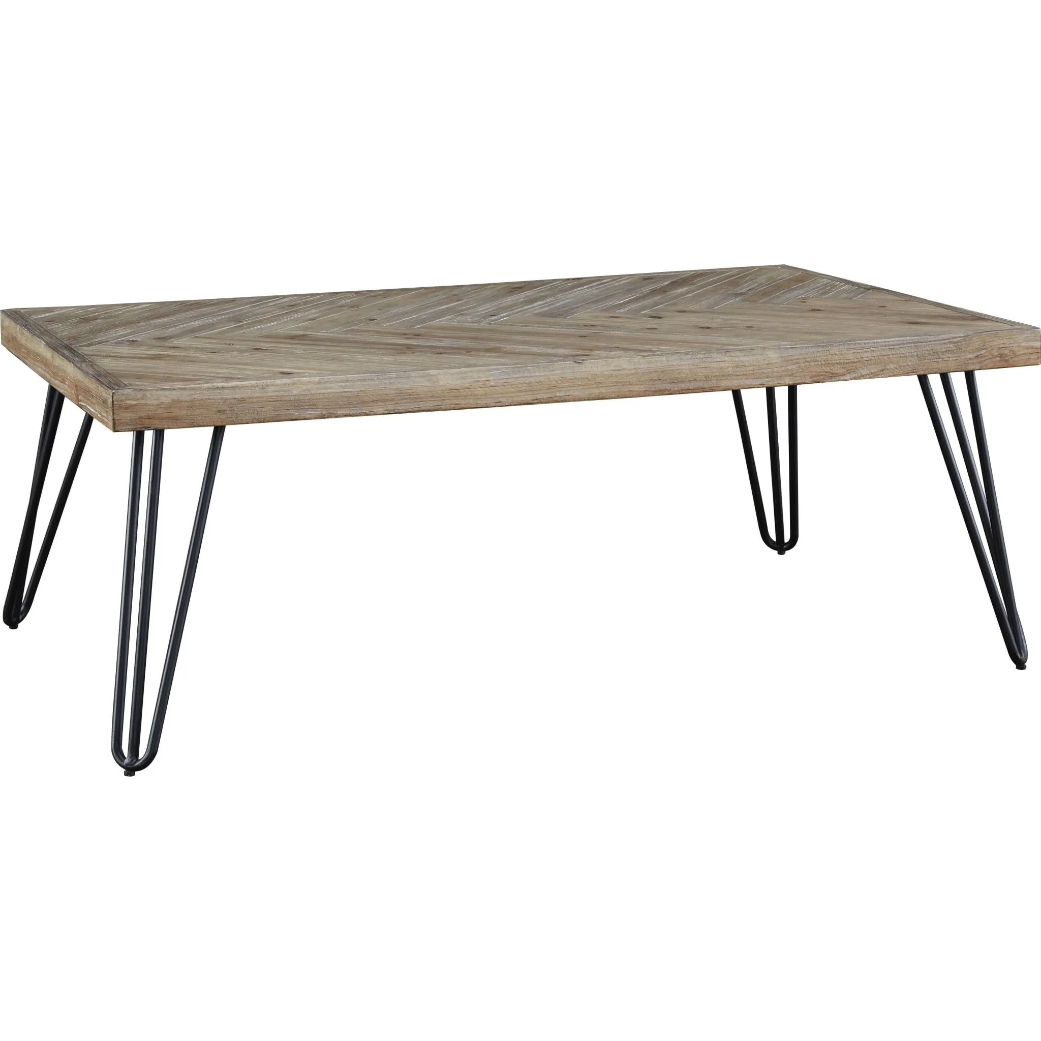 Everson Solid Fir Coffee Table in Sand Dollar Modus