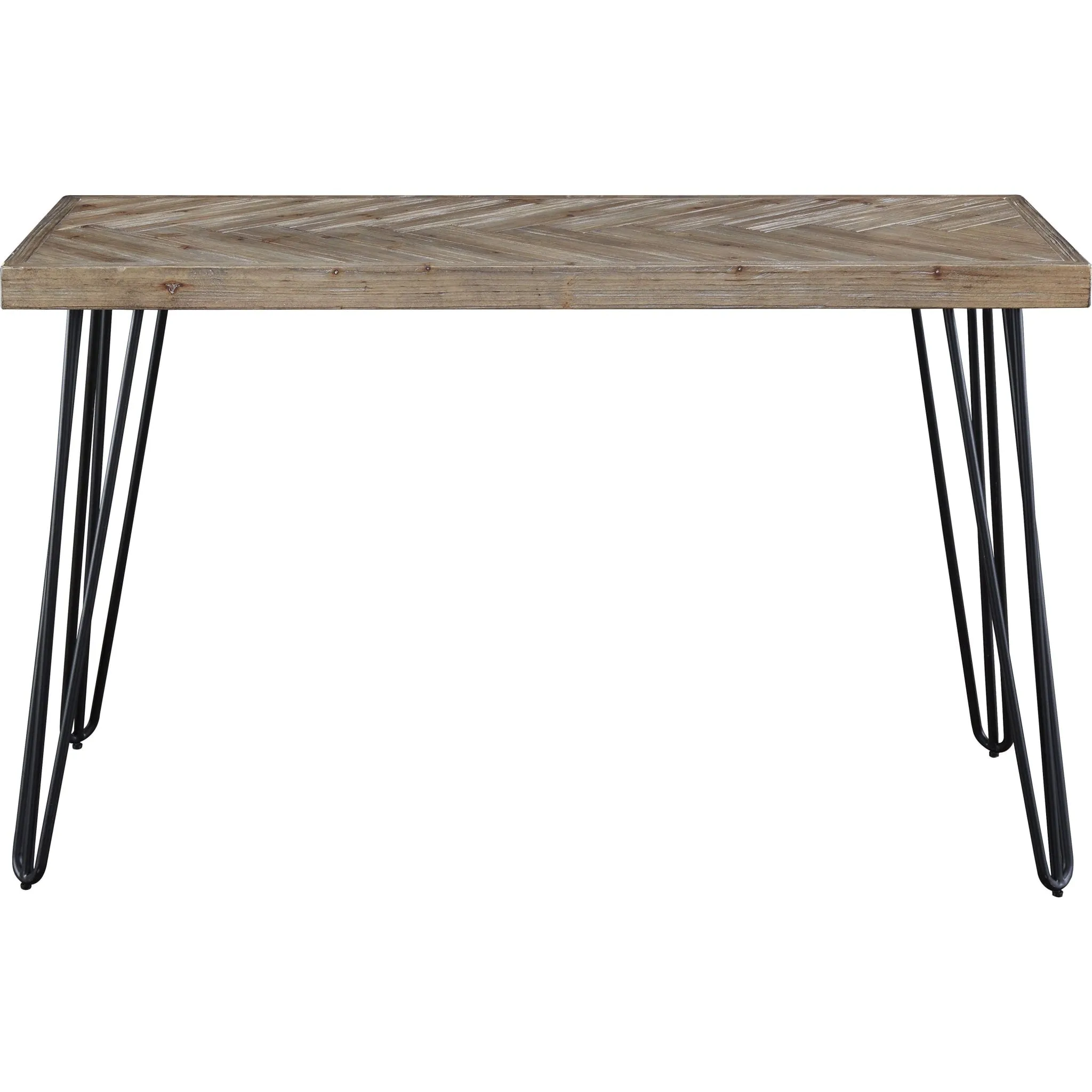 Everson Solid Fir Console Table in Sand Dollar Modus