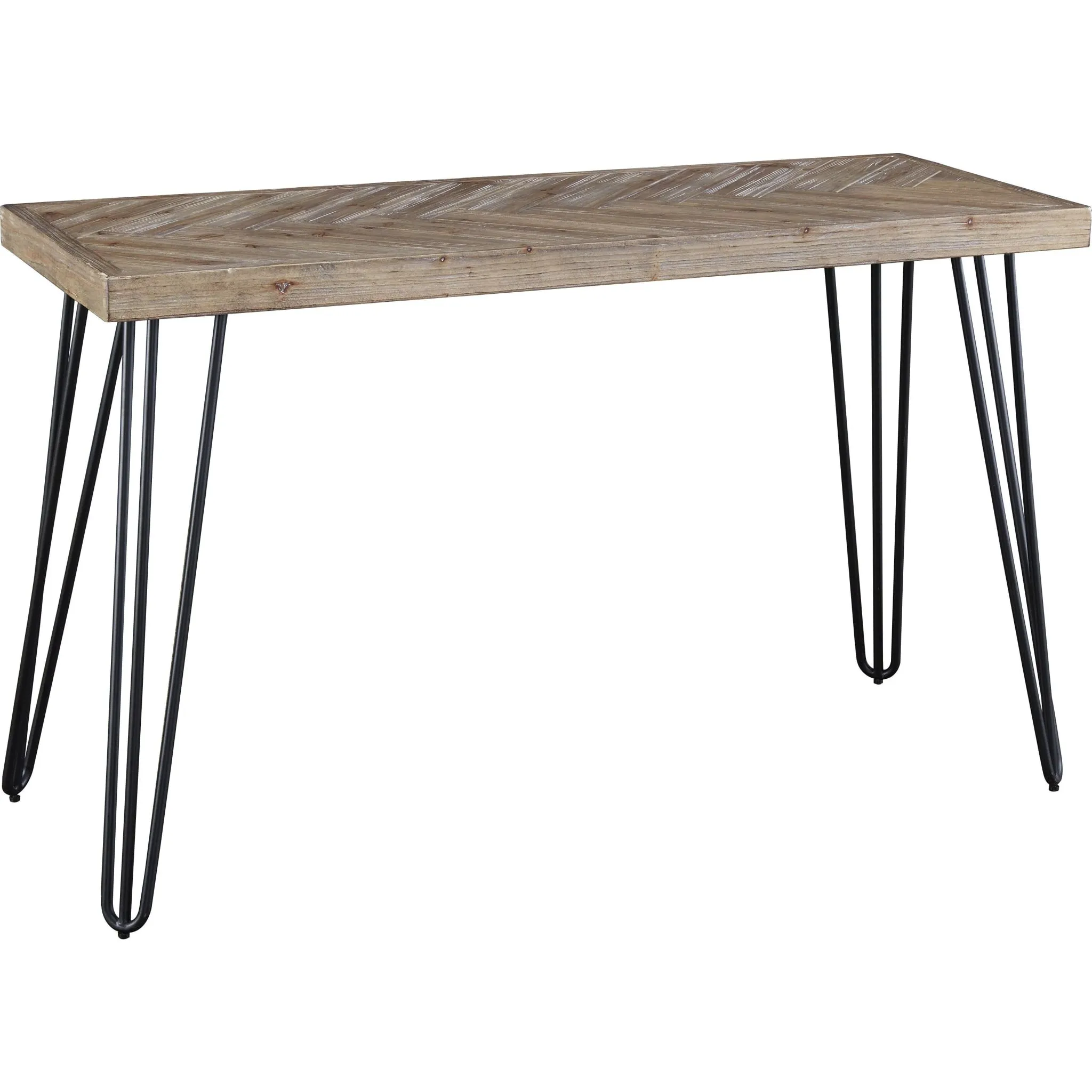 Everson Solid Fir Console Table in Sand Dollar Modus