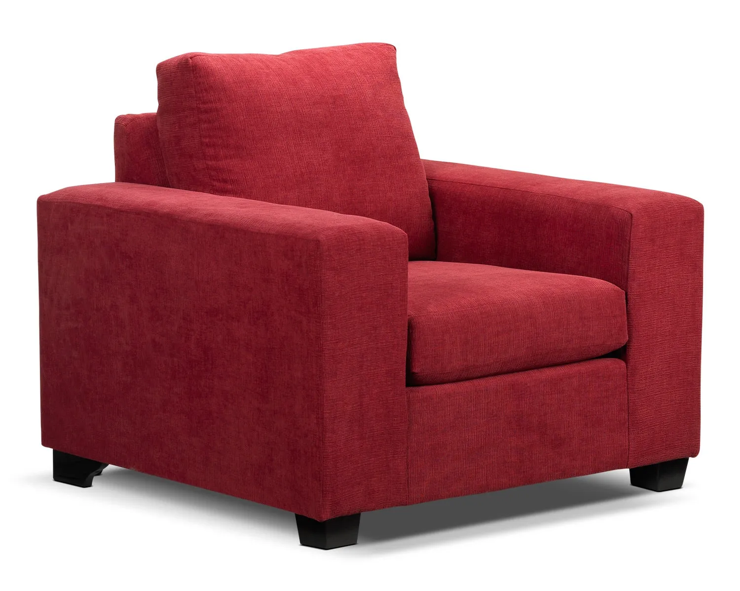 Fava Sofa, Loveseat and Chair Set - Red