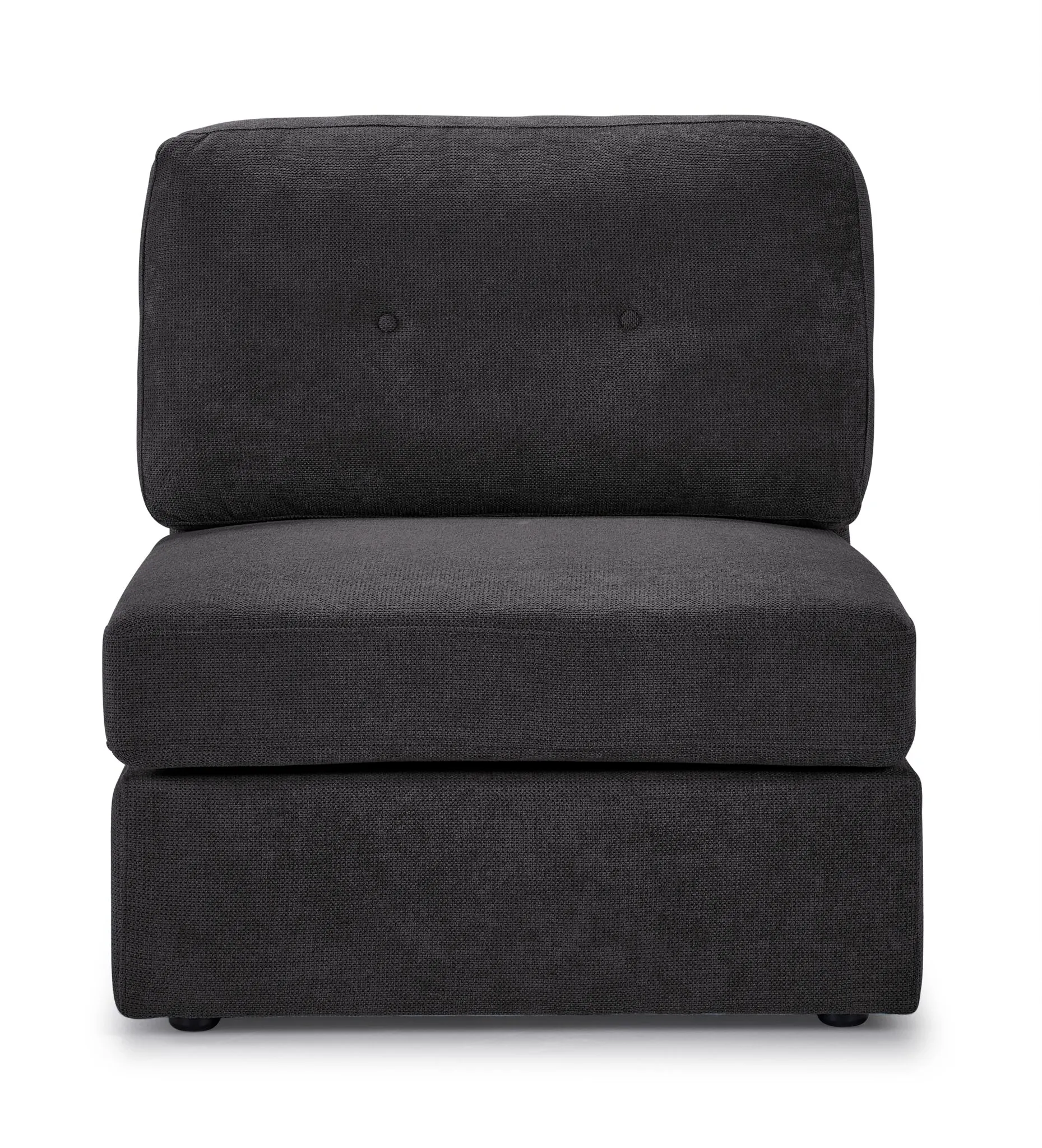 Feeling Connected - Connex 5-Piece Modular Sectional with Consoles - Dark Grey