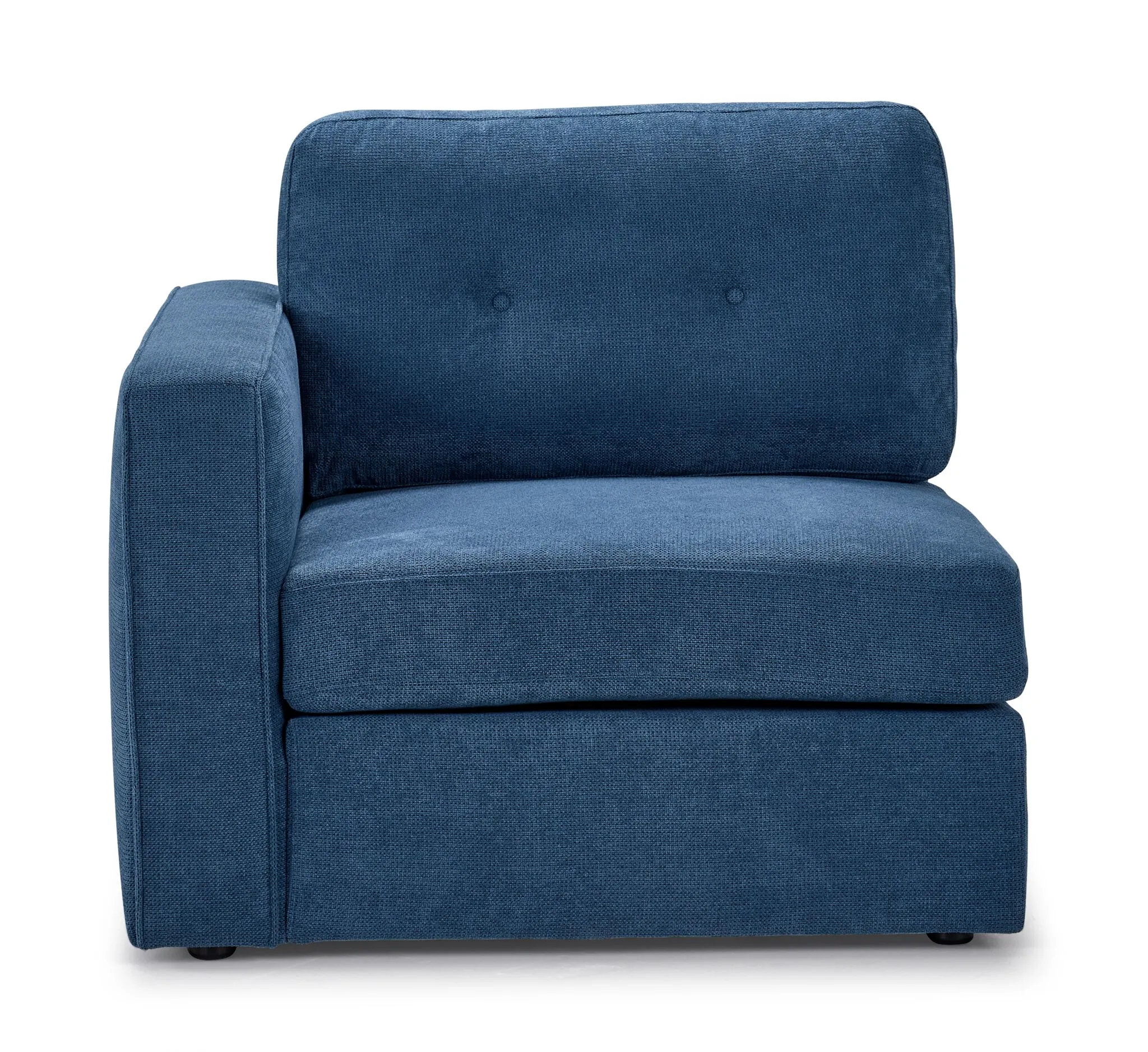 Feeling Connected - Connex 6-Piece Modular Sectional with Storage Console - Blue