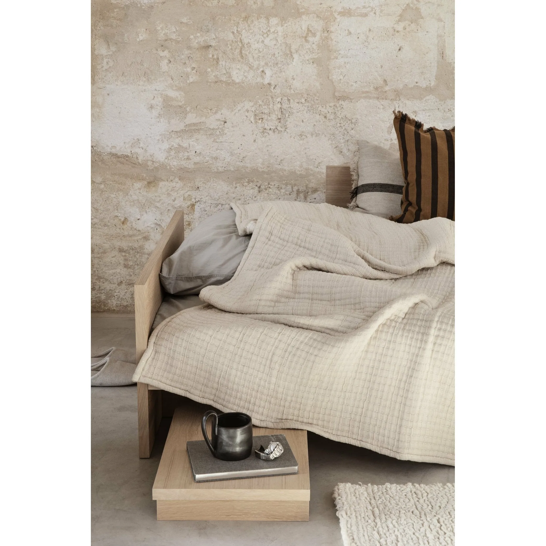 Ferm Living Kona Side Table, Natural Oak