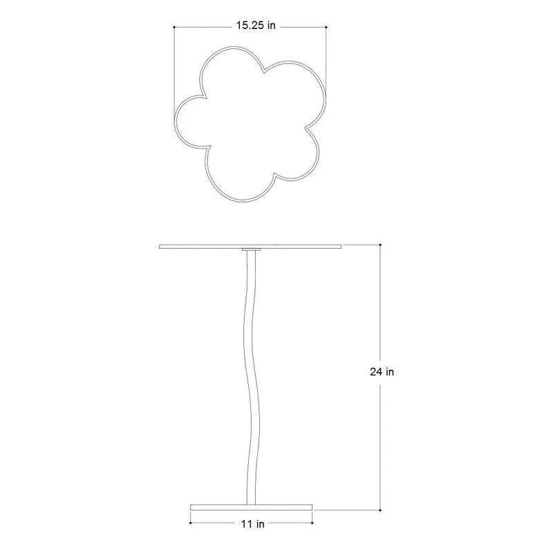 Fleur Accent Table