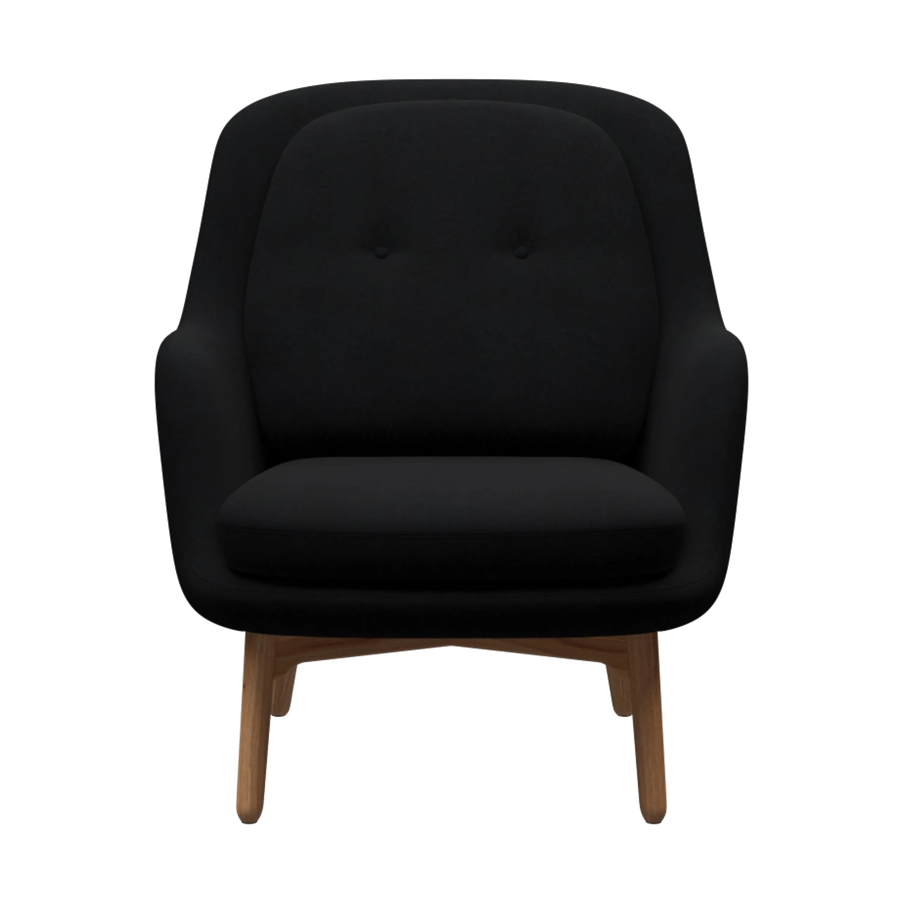 Fri Lounge Chair with Wood Legs