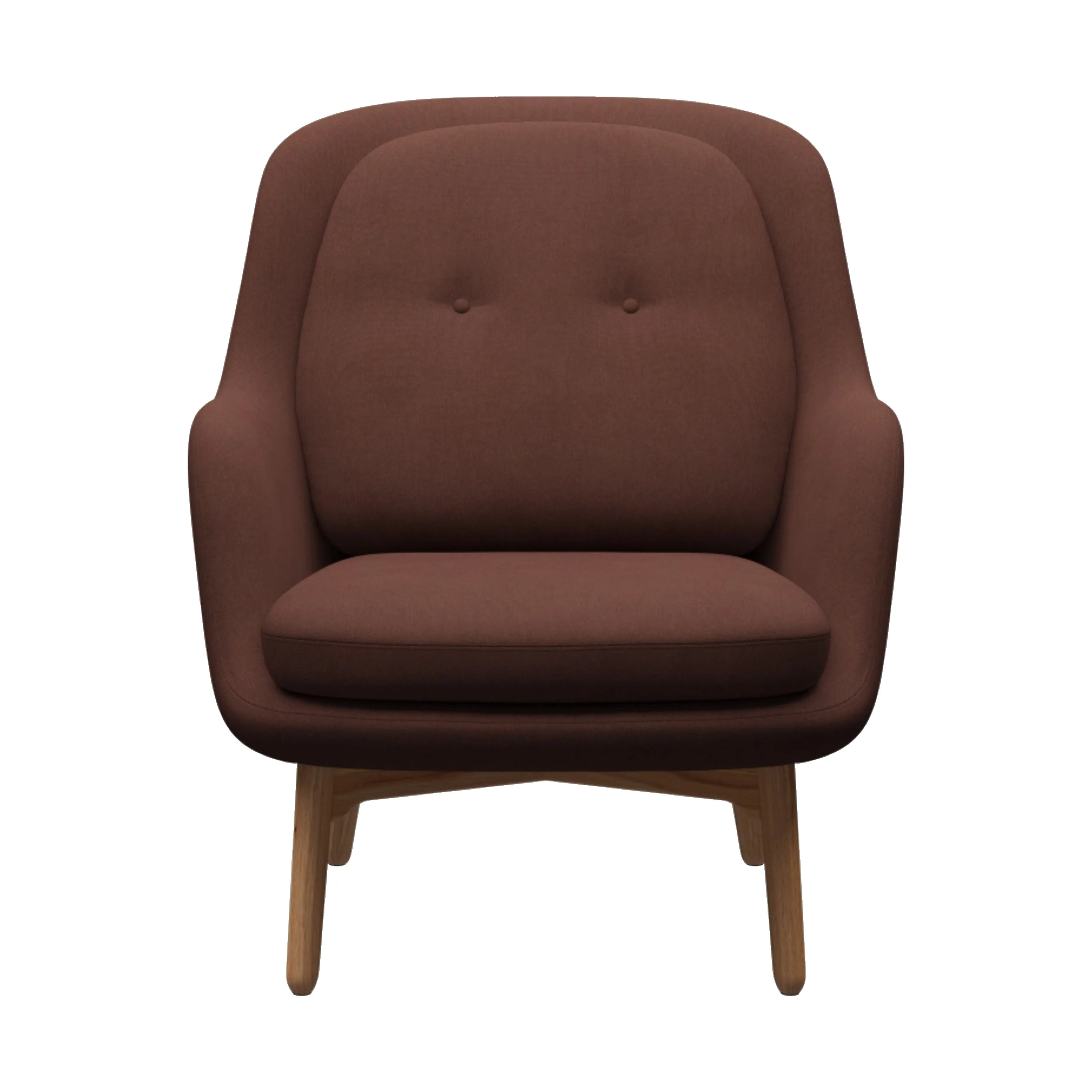Fri Lounge Chair with Wood Legs