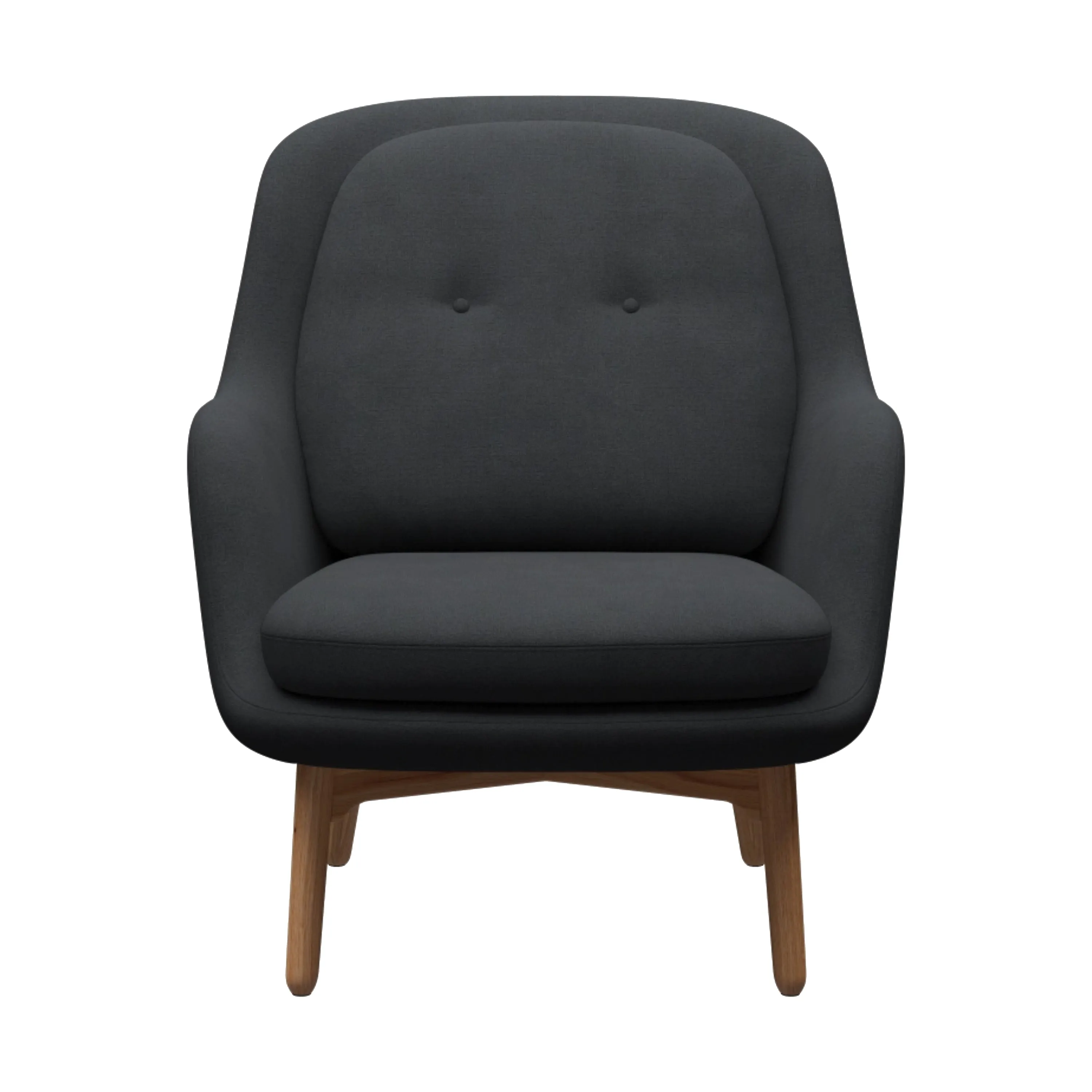 Fri Lounge Chair with Wood Legs