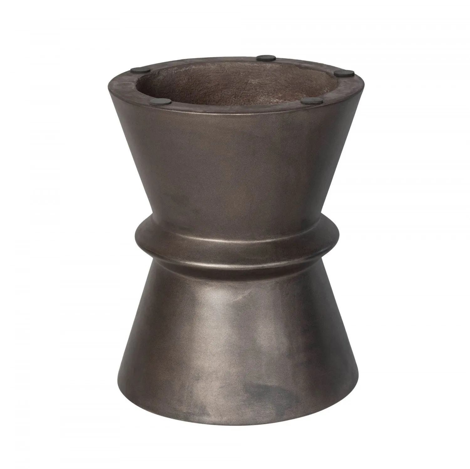 Gavrin Hourglass Side Table - Bronze