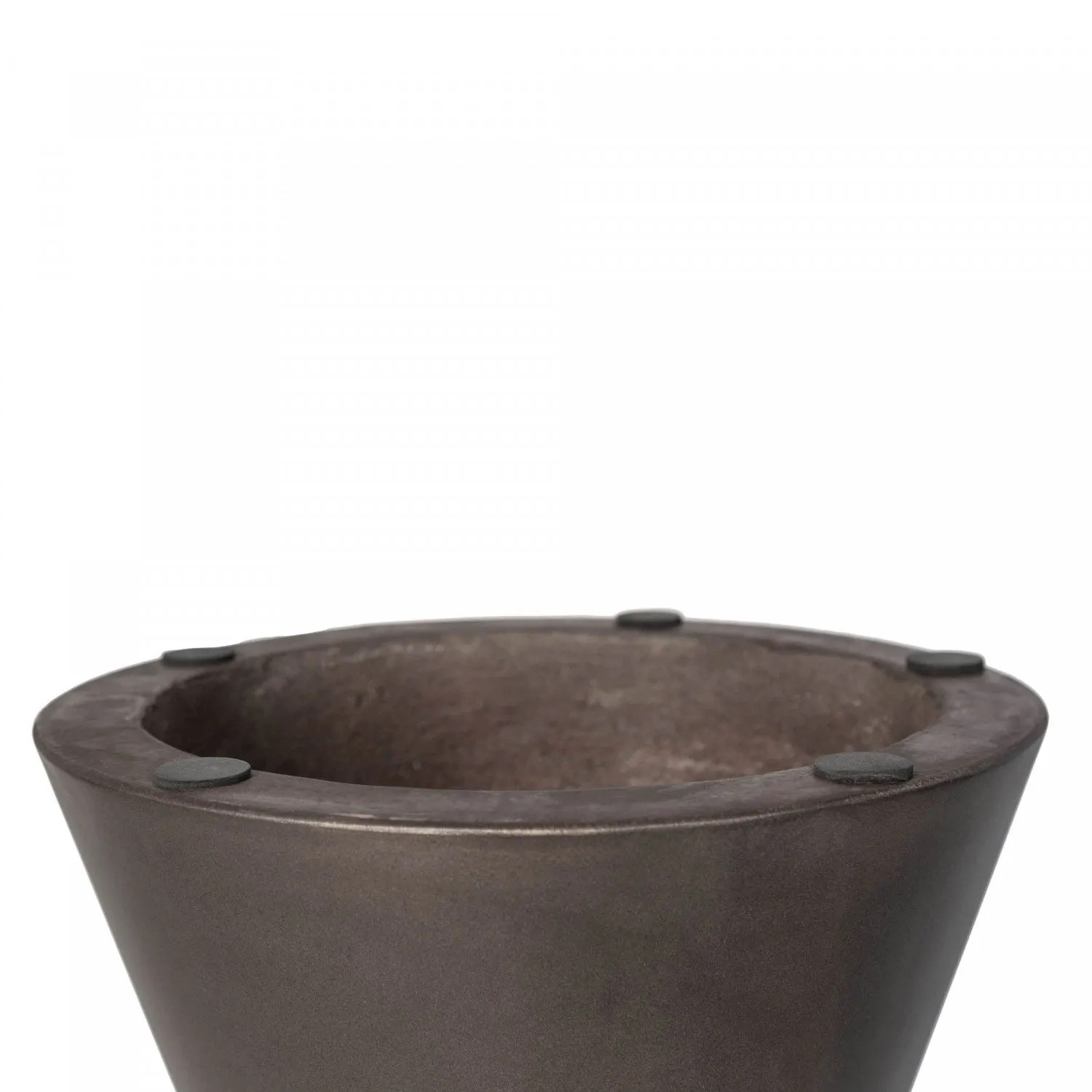 Gavrin Hourglass Side Table - Bronze