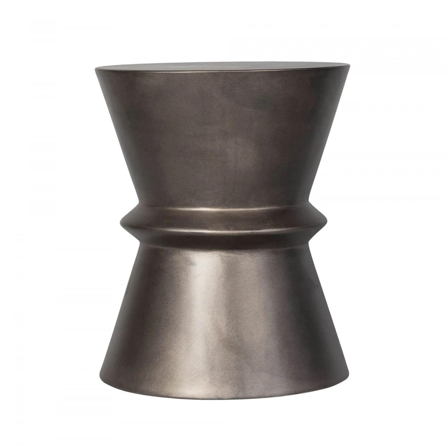Gavrin Hourglass Side Table - Bronze