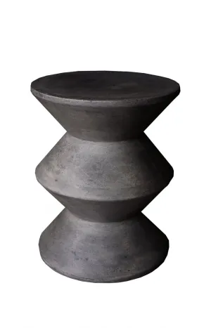 Gavrin Inverted Side Table - Dark Grey
