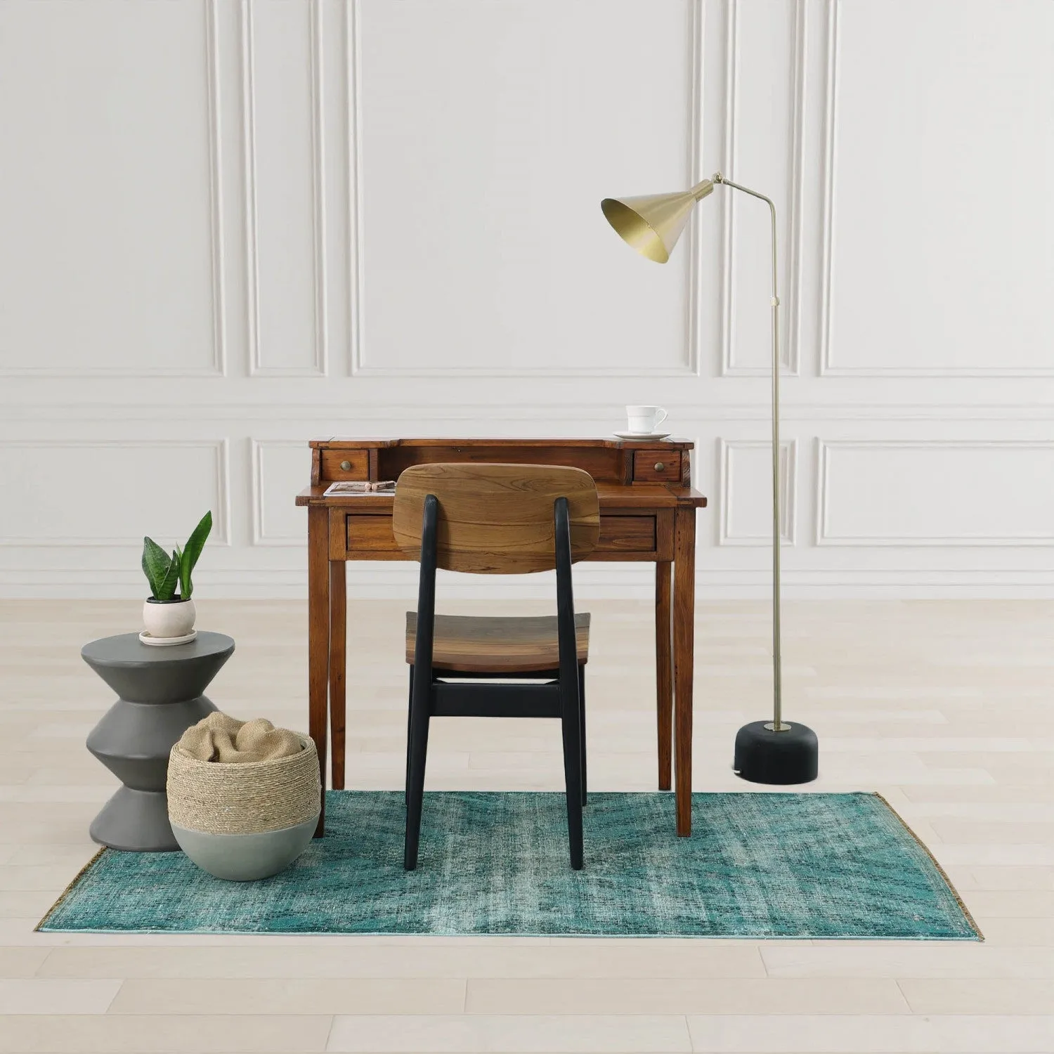 Gavrin Inverted Side Table - Dark Grey