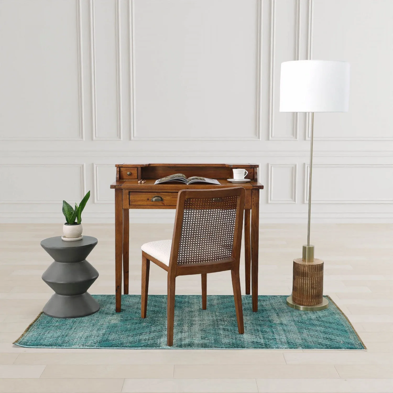 Gavrin Inverted Side Table - Dark Grey