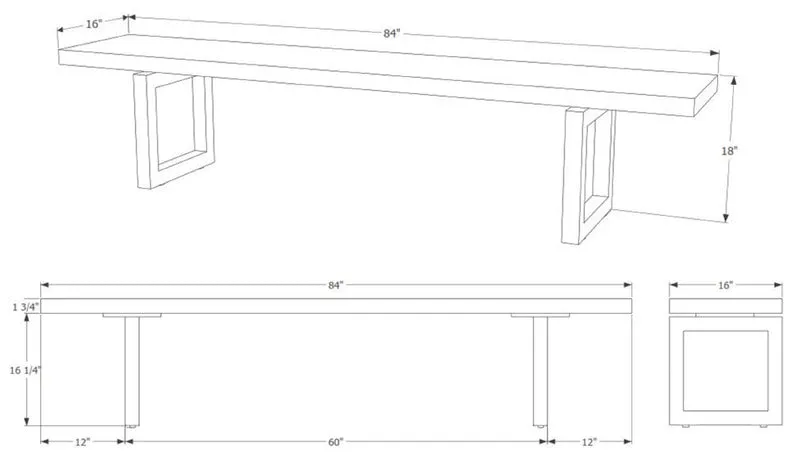 GAX 16 Bench