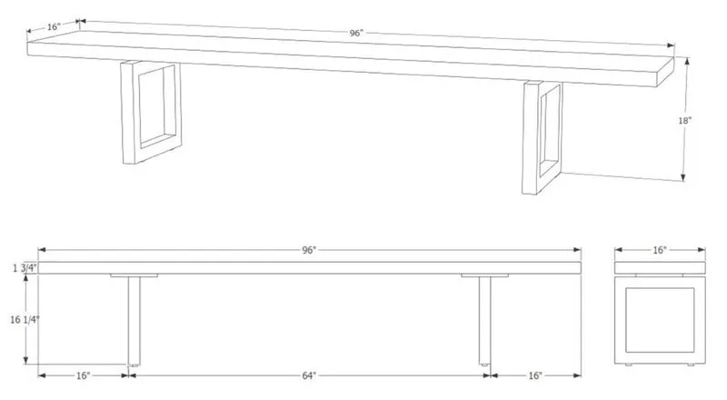 GAX 16 Bench