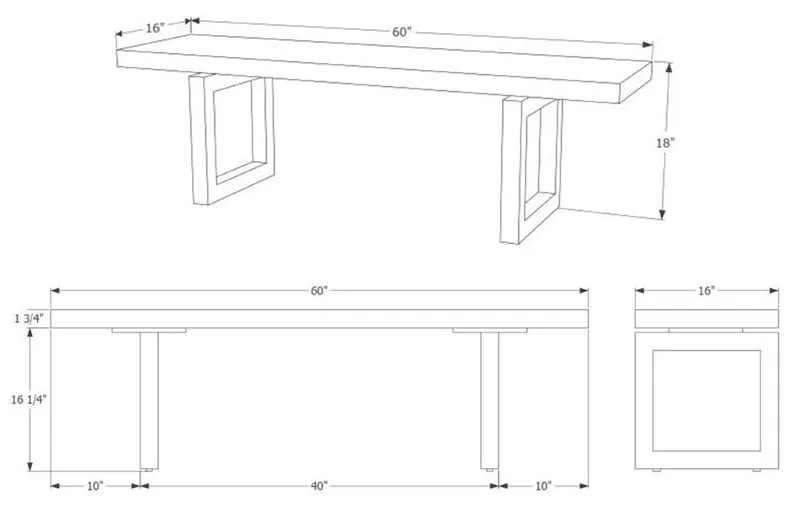 GAX 16 Bench