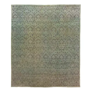 Green Alchemy Transitional Silk Rug - 11'9" x 13'11"