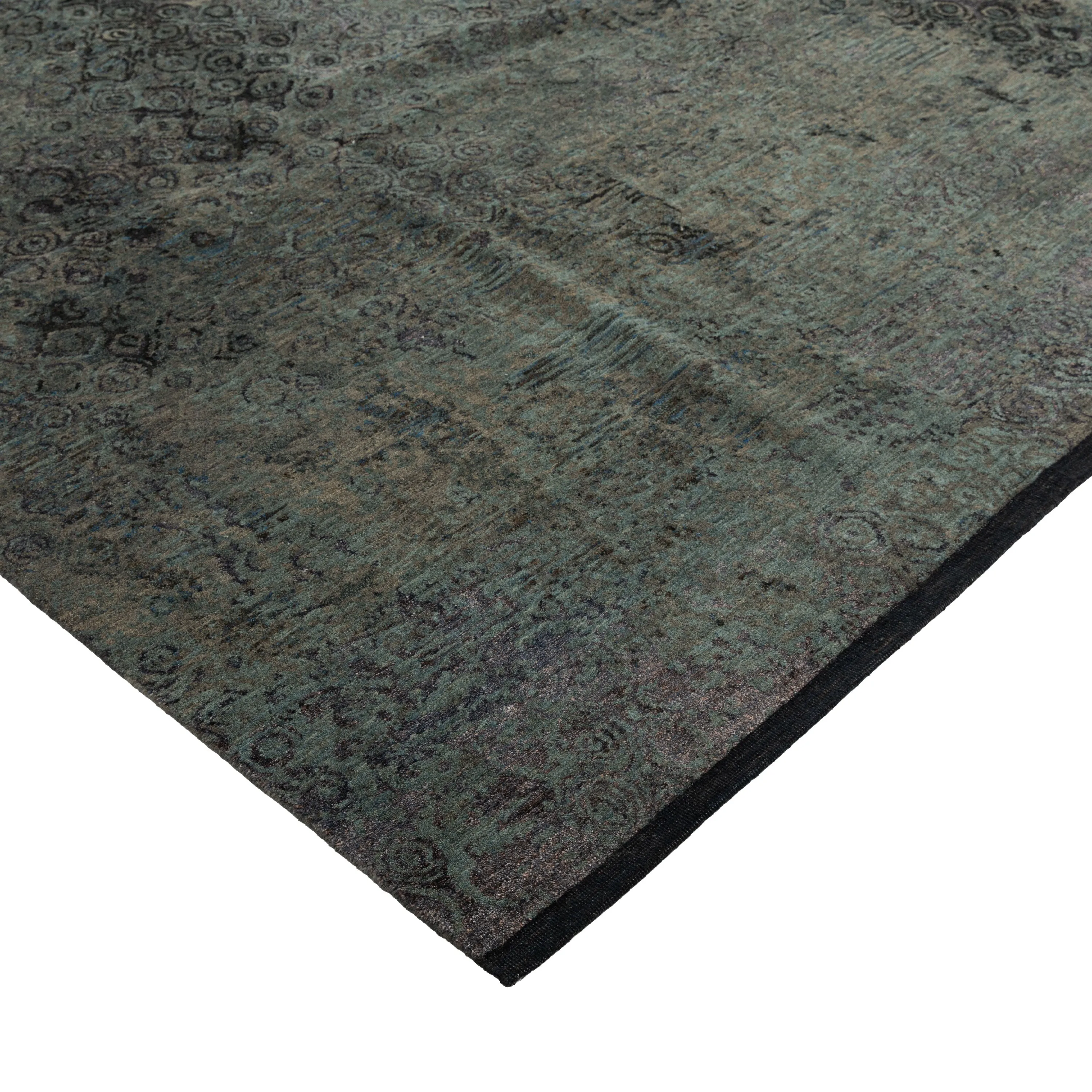 Grey Stelle Modern Tibetan Wool Rug - 9'1" x 11'10"