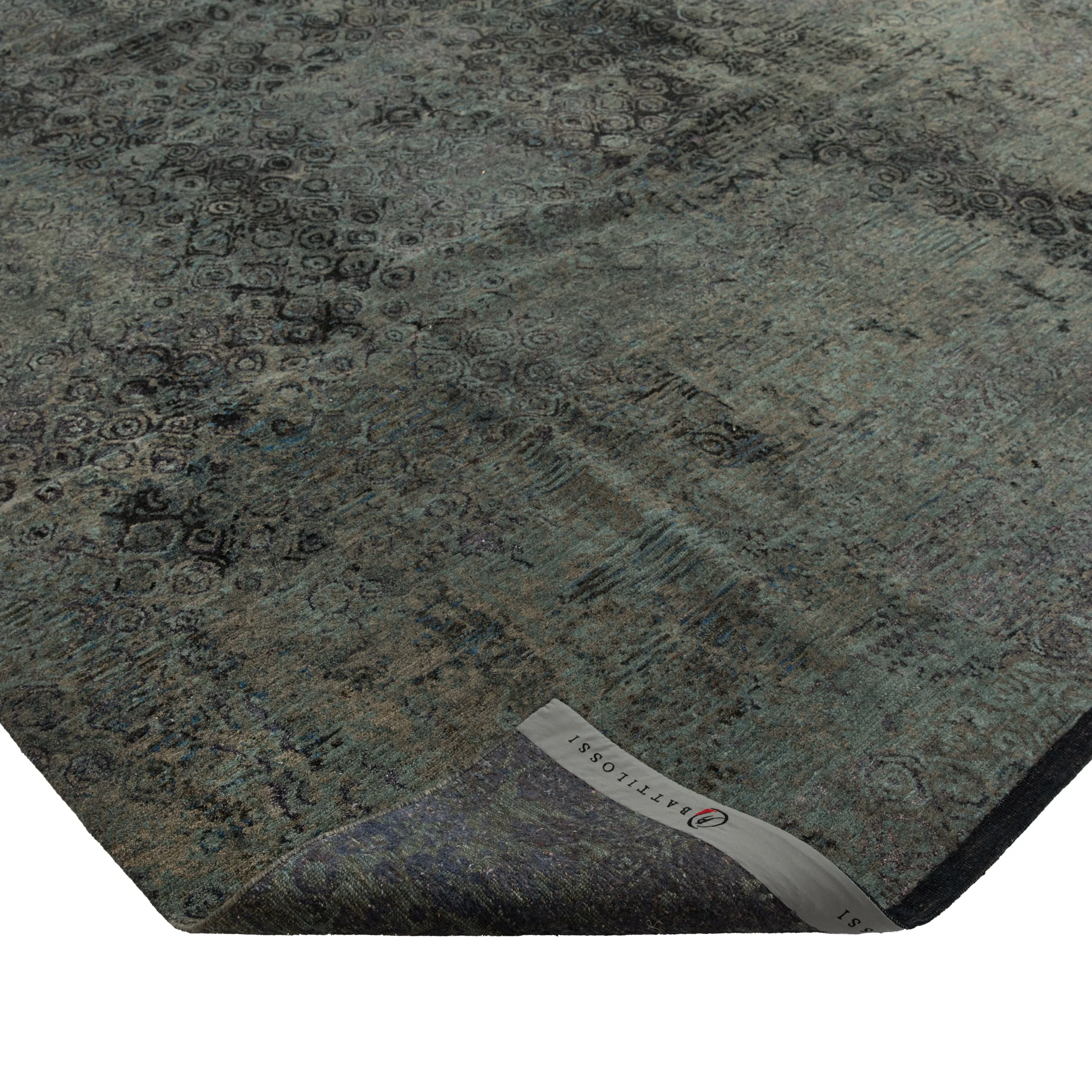 Grey Stelle Modern Tibetan Wool Rug - 9'1" x 11'10"