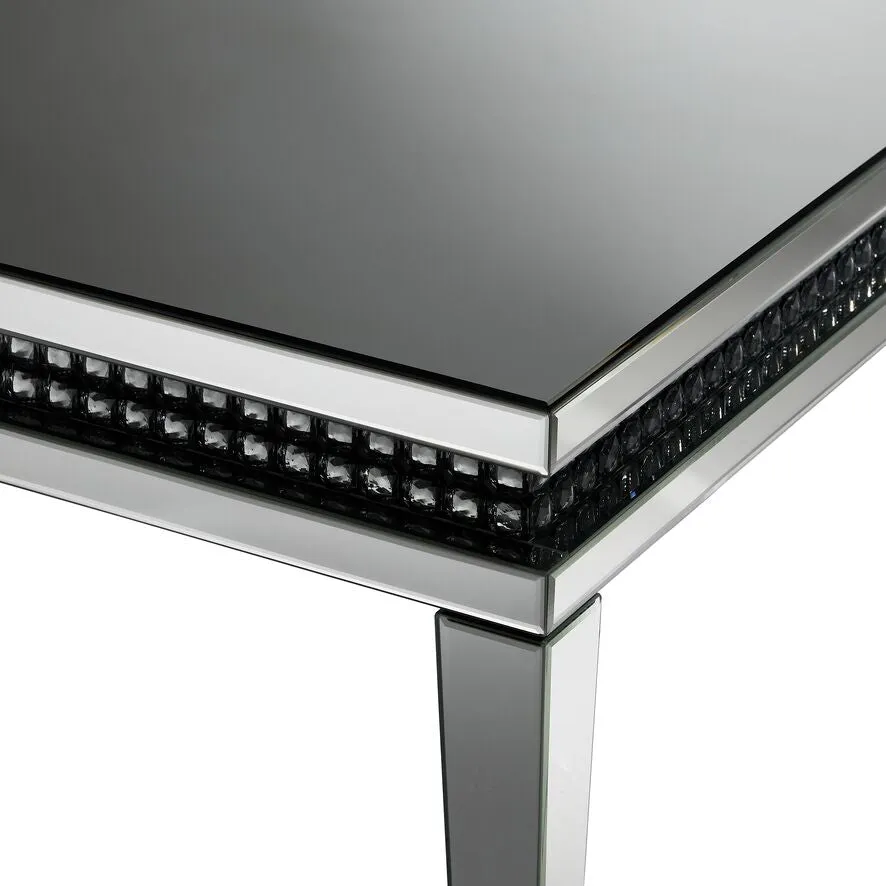 Harlow 24" End Table - Mirrored Glass