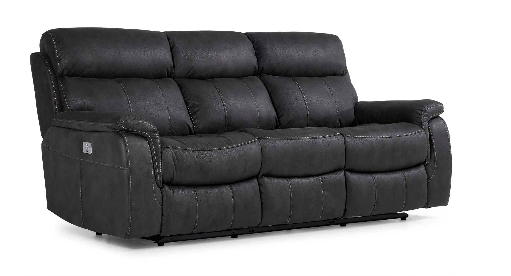 Haven Dual Power Reclining Sofa and Chair Set - Grey