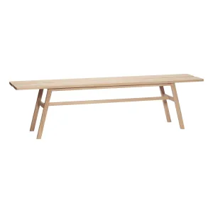 Hbsch Ground Bench Oak Fsc Natural