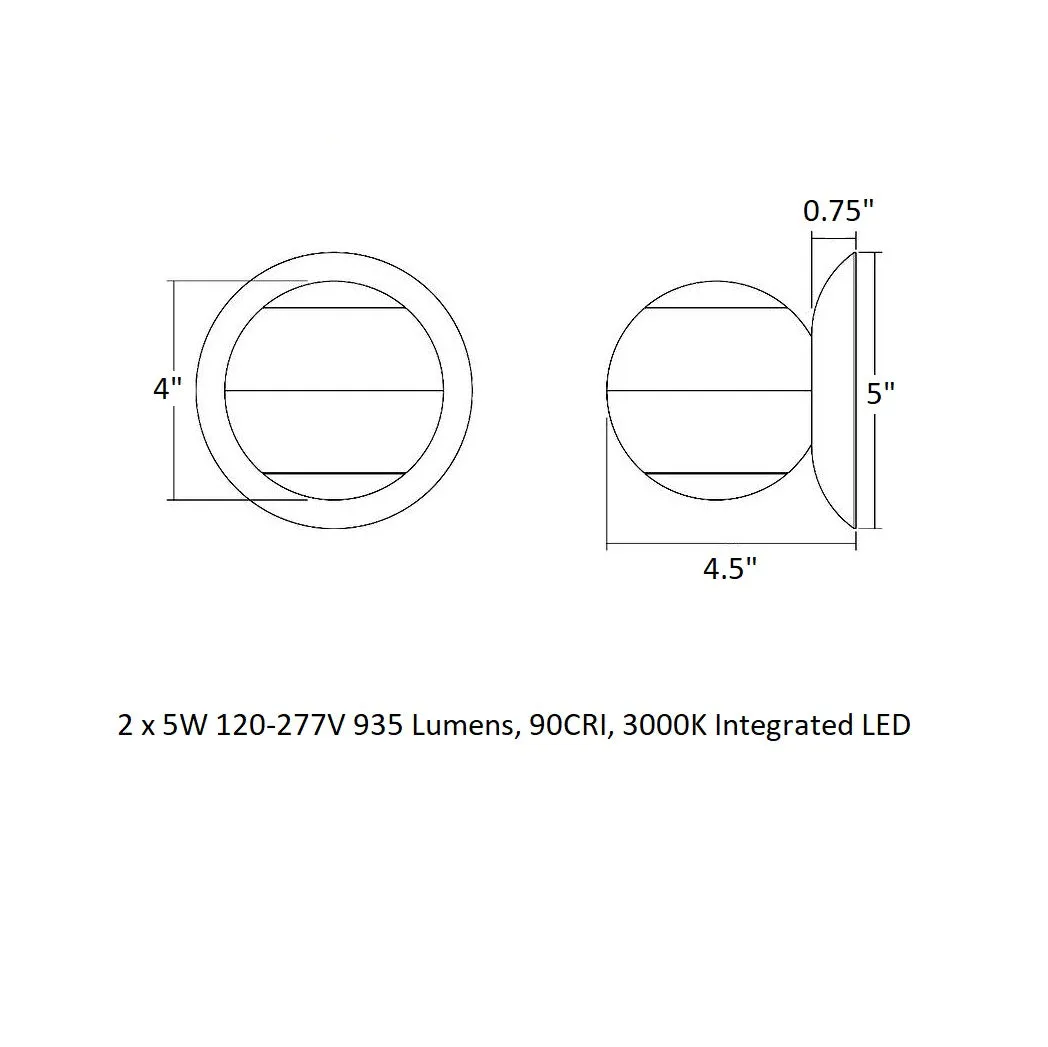 Hemisphere Wall Sconce