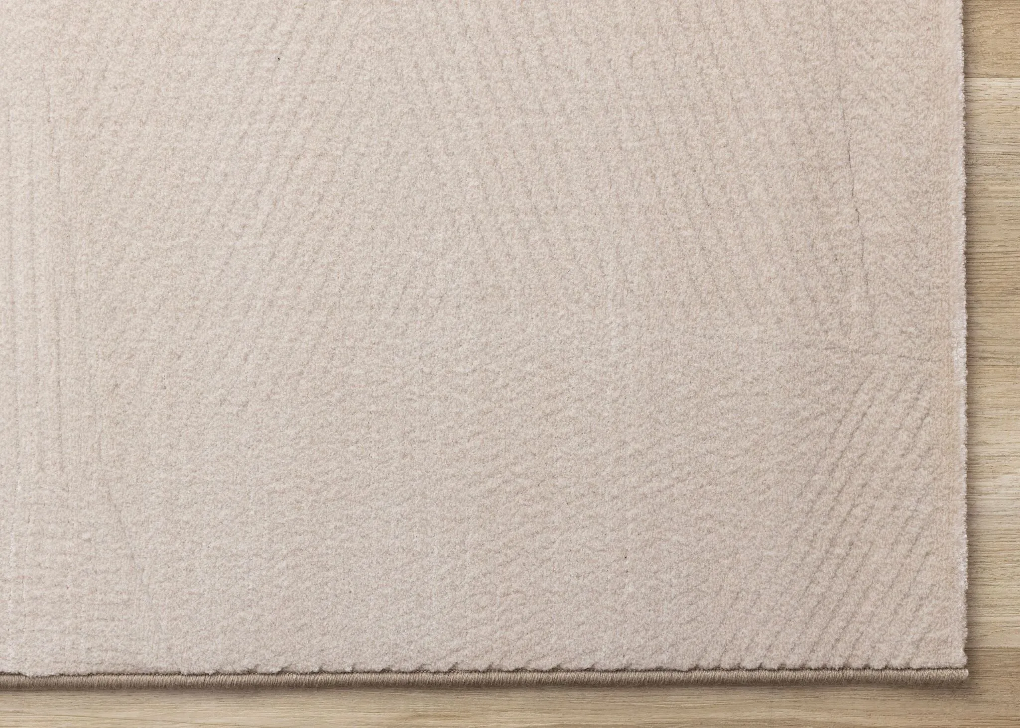 Himalaya 7'10" x 10'10" Striped Geometic Shape Area Rug - Taupe