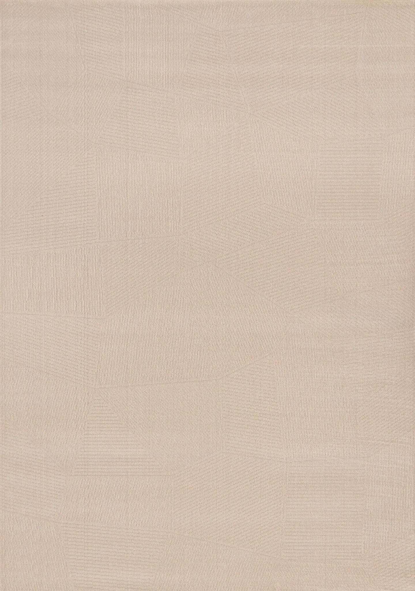 Himalaya 7'10" x 10'10" Striped Geometic Shape Area Rug - Taupe