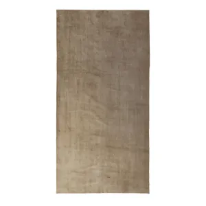 Ivory Modern Tibetan Silk Rug - 7' x 9'2"