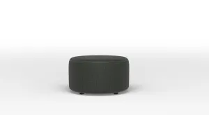 Jayden Round Ottoman - Bondi Dark Grey