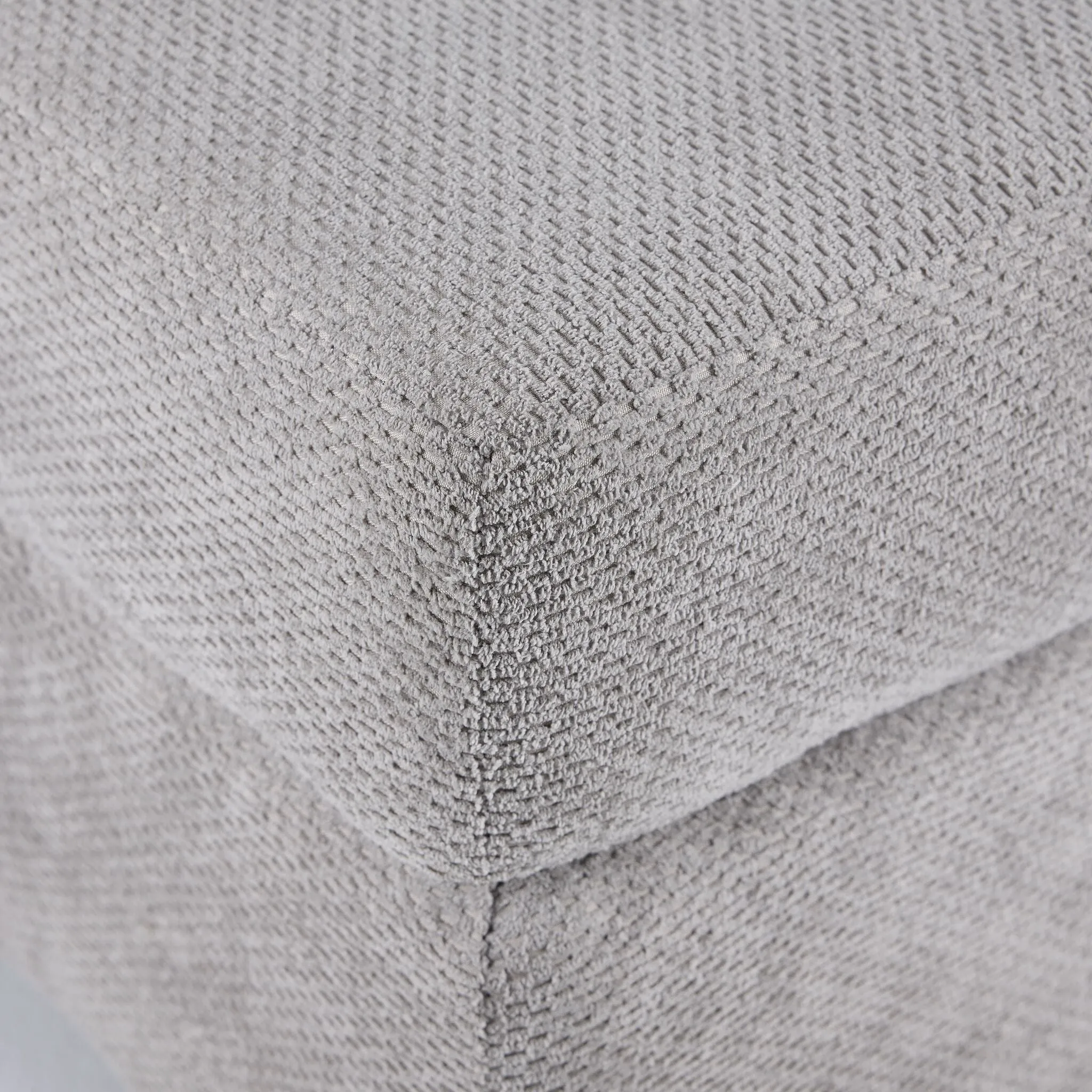 Jupiter Ottoman - Ash Grey