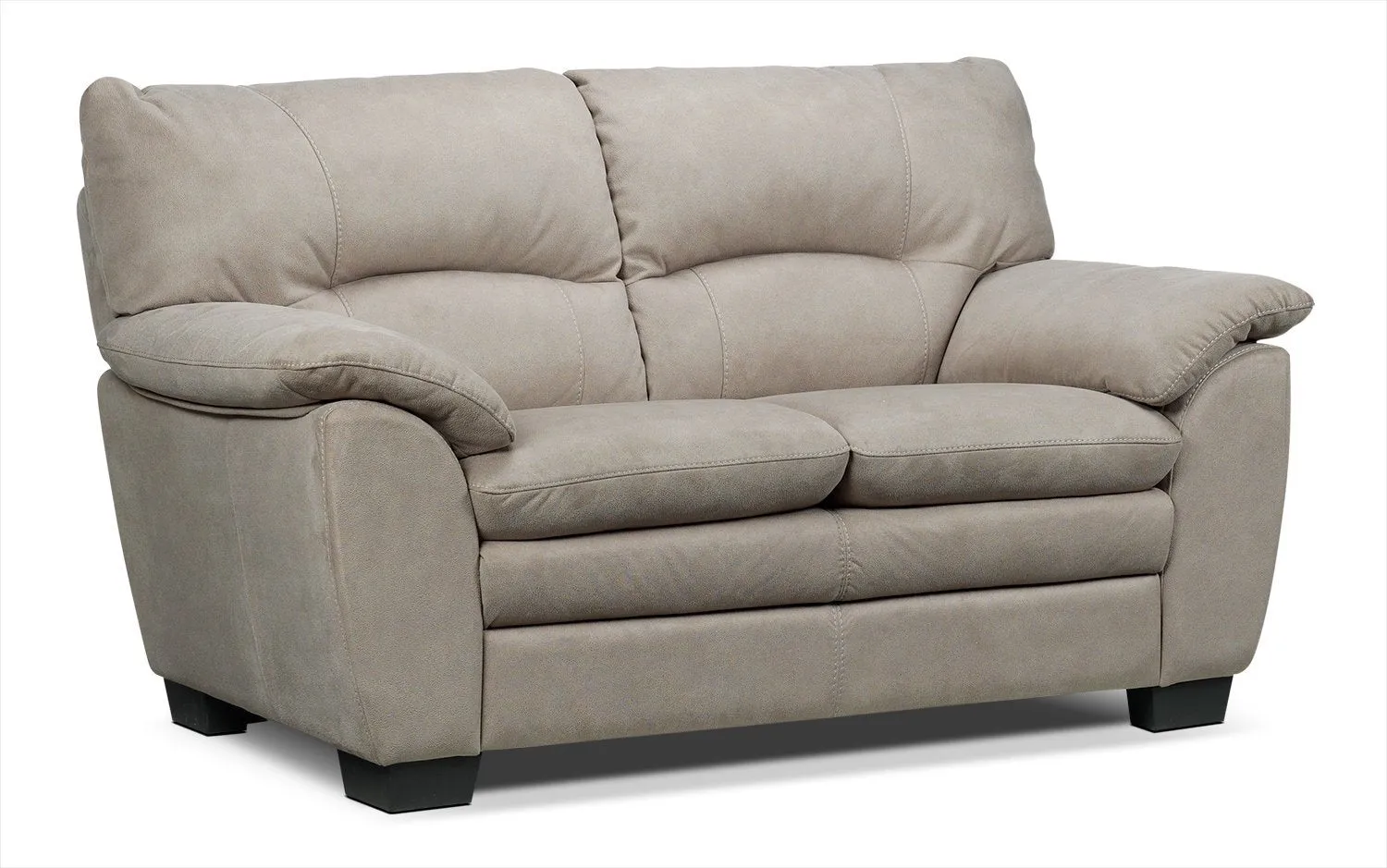 Kelleher Sofa and Loveseat Set - Silver Grey