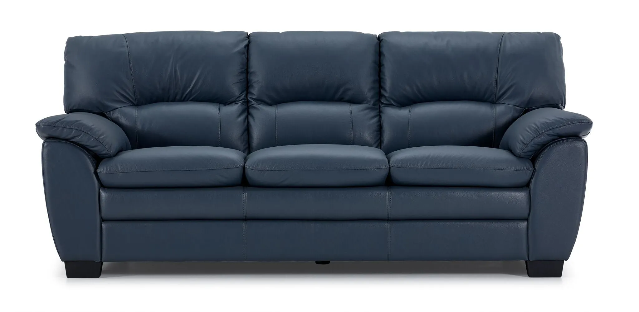 Kendrick Leather Sofa - Blue