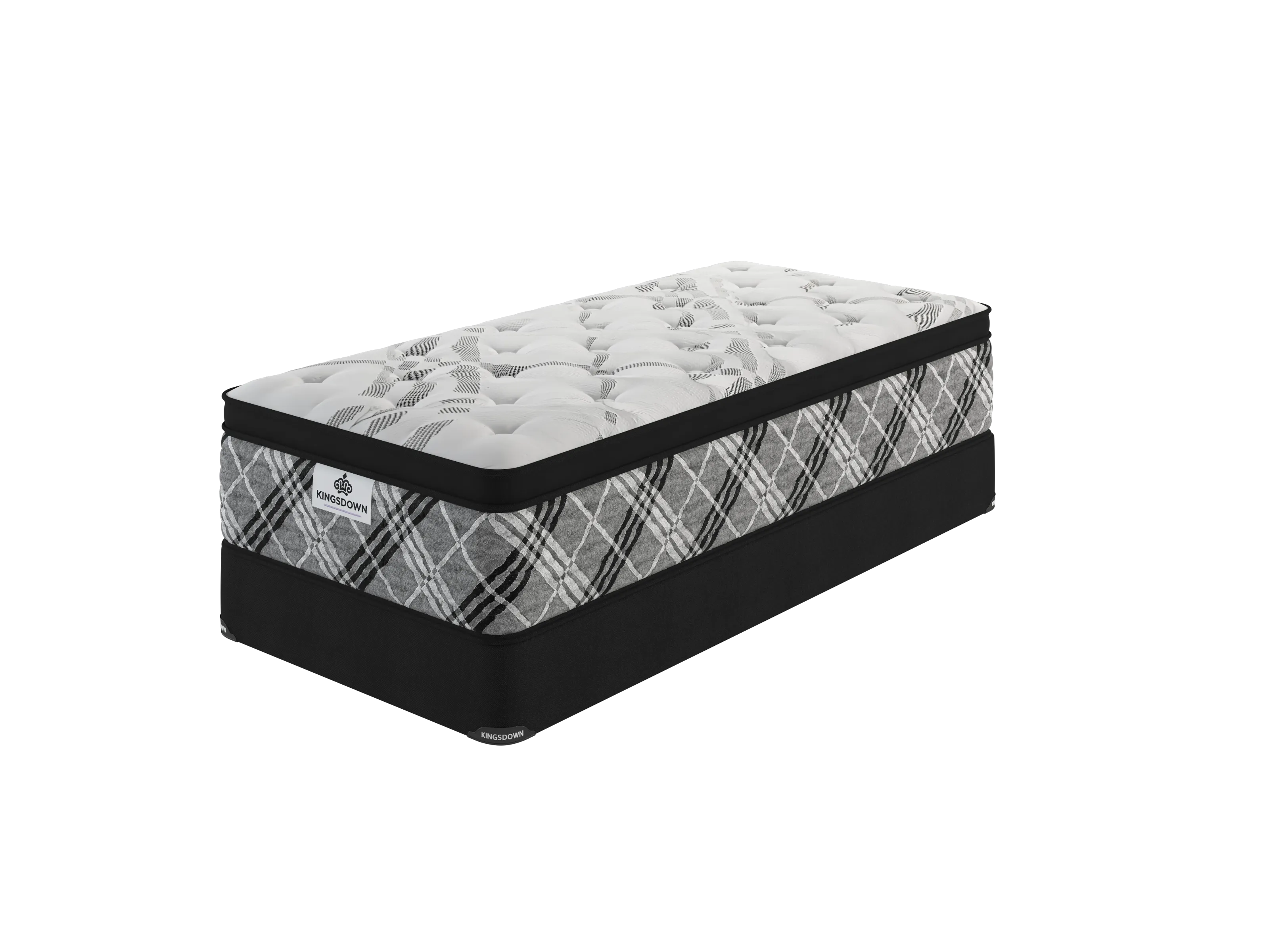 Kingsdown Natasha Plush Twin Mattress and Boxspring Set
