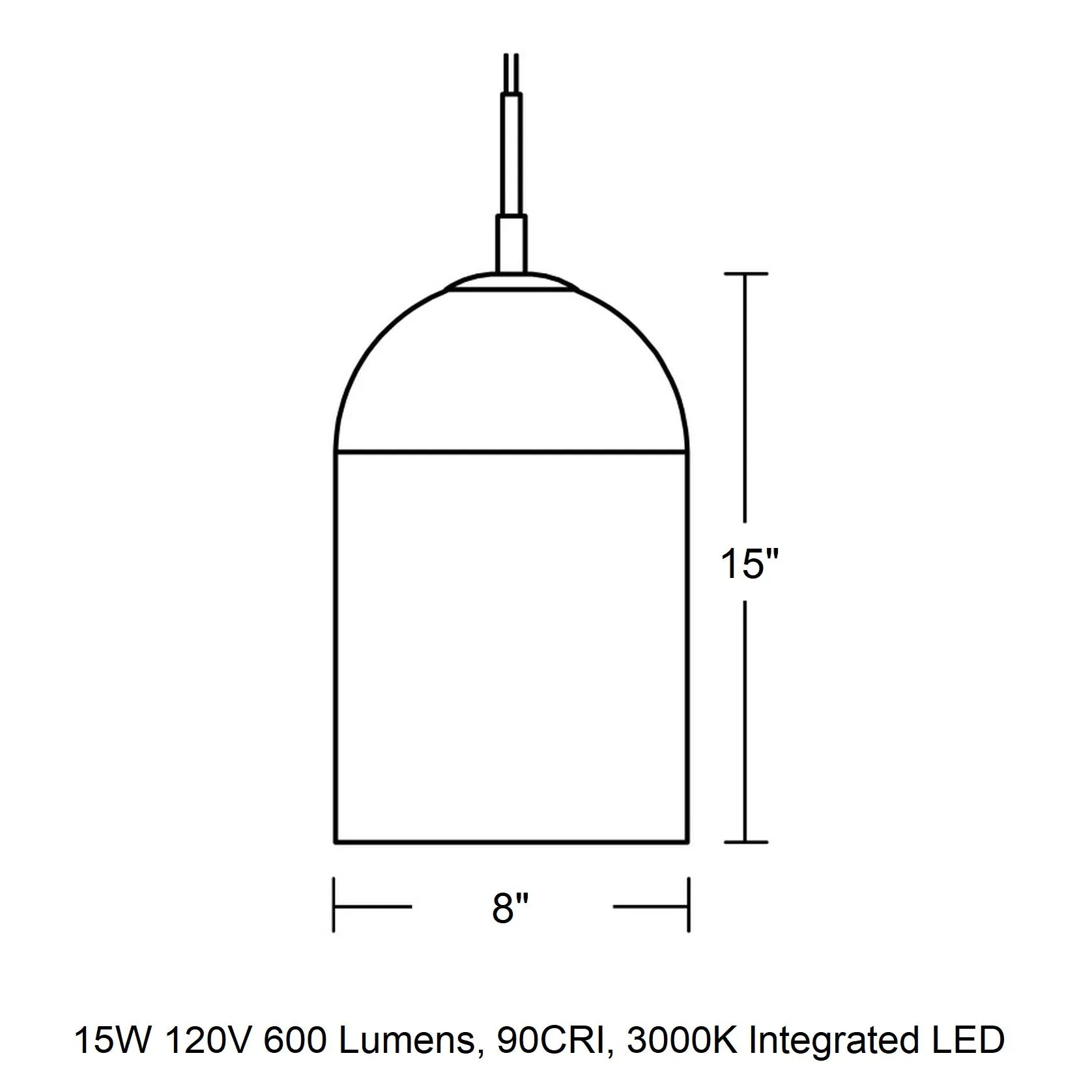 Kiran LED Pendant Light