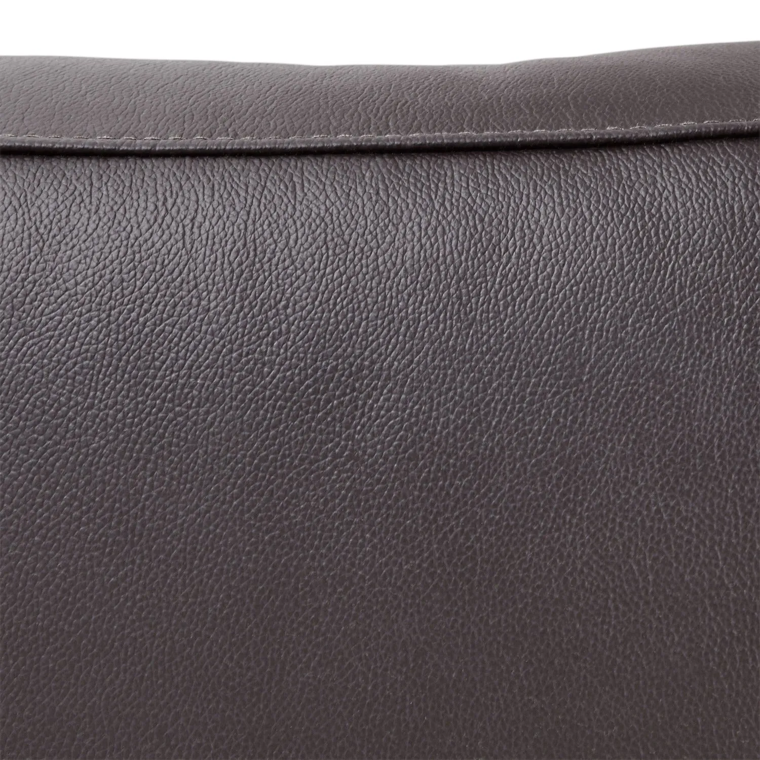 Kylie Leather Sofa - Coffee