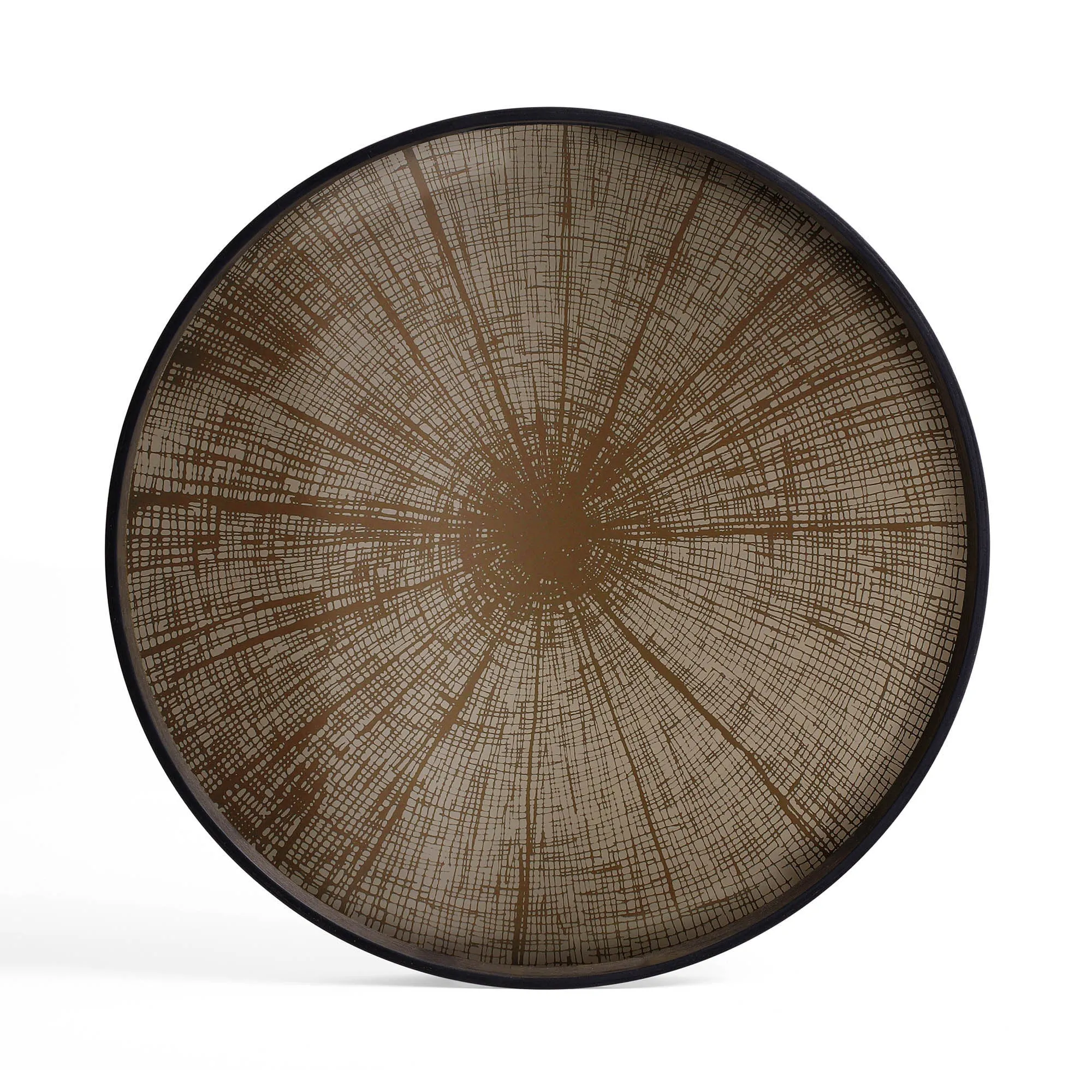 Large Tray Round Coffee Table Set