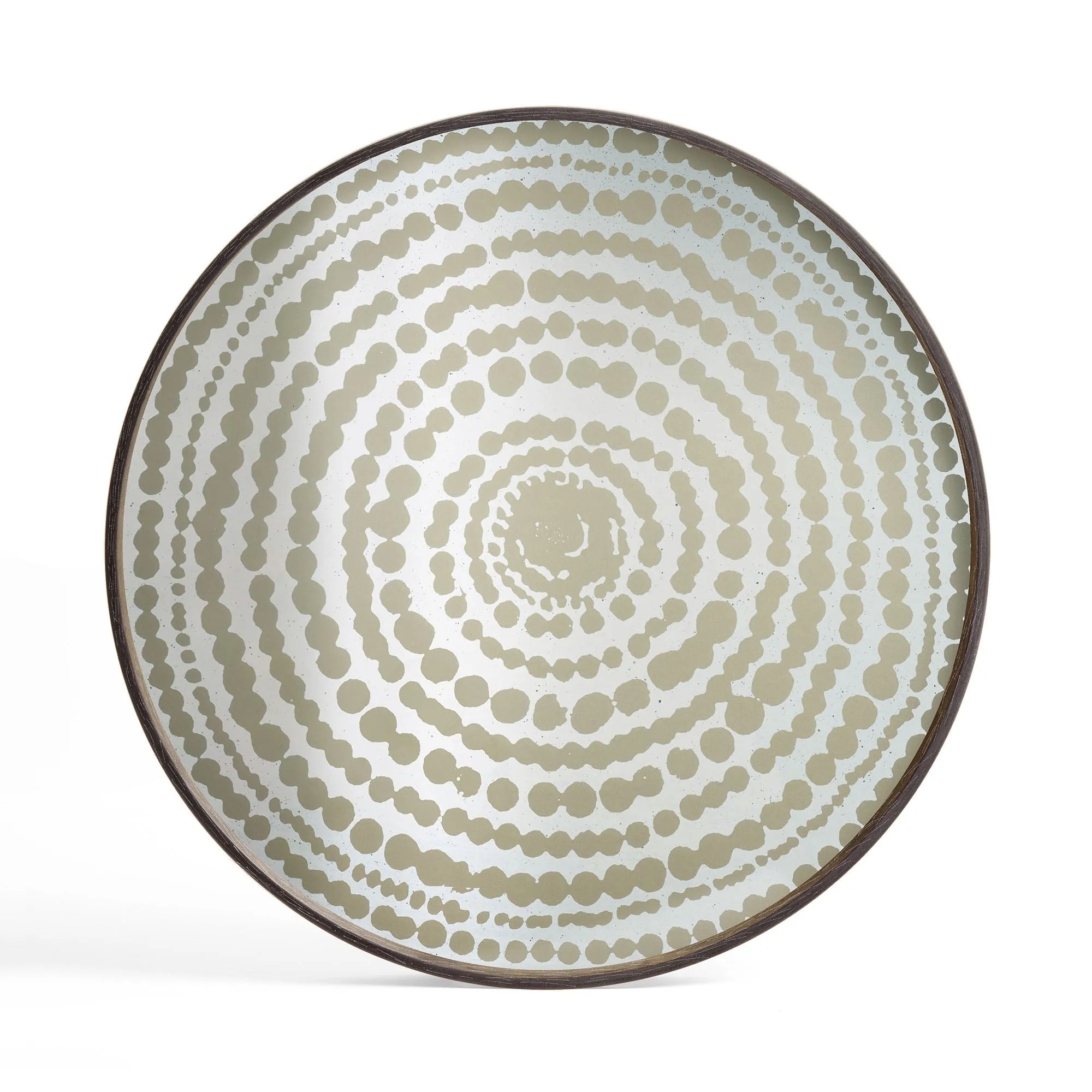 Large Tray Round Coffee Table Set